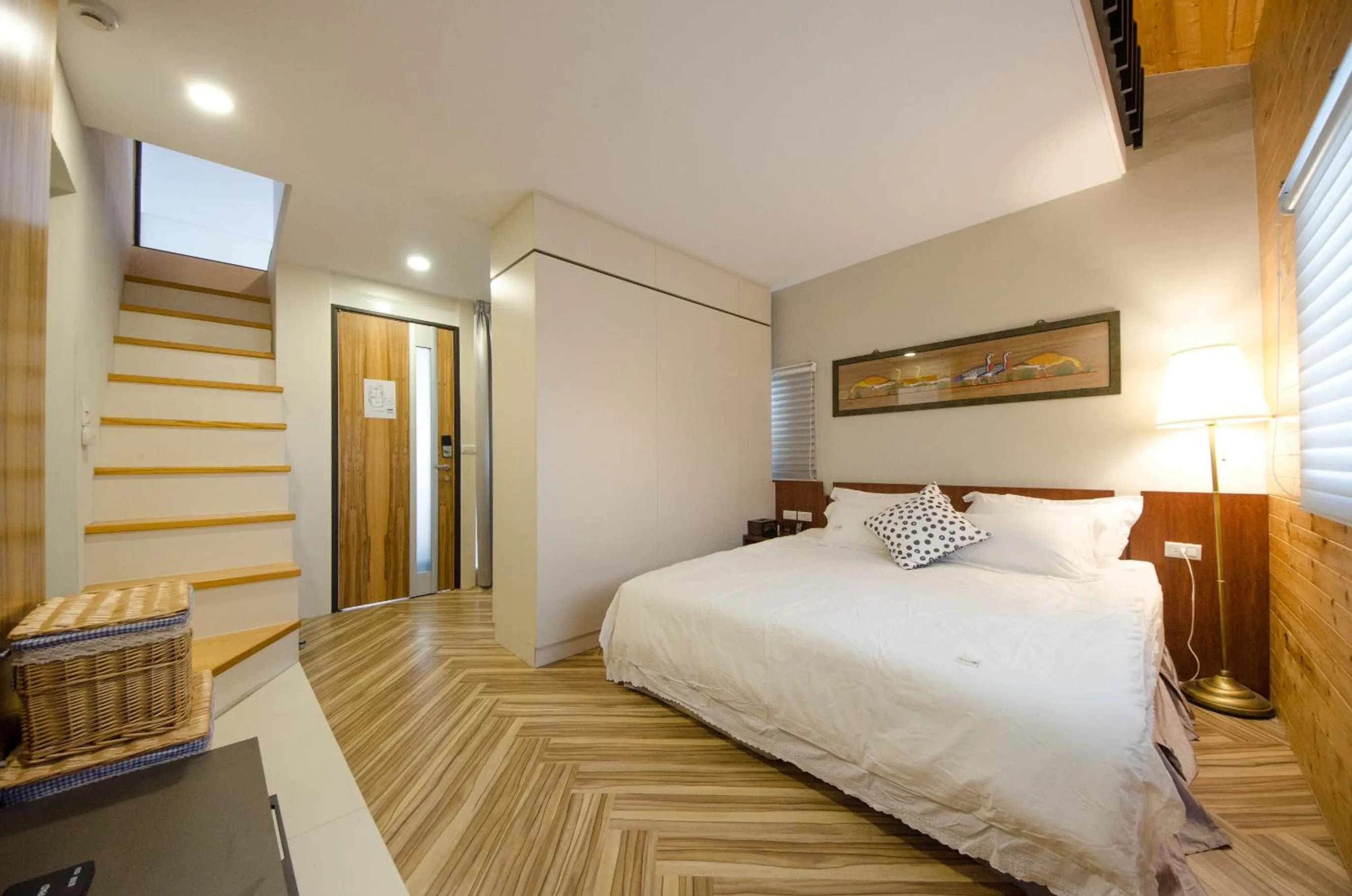 Bed in Tainan Travel Inn