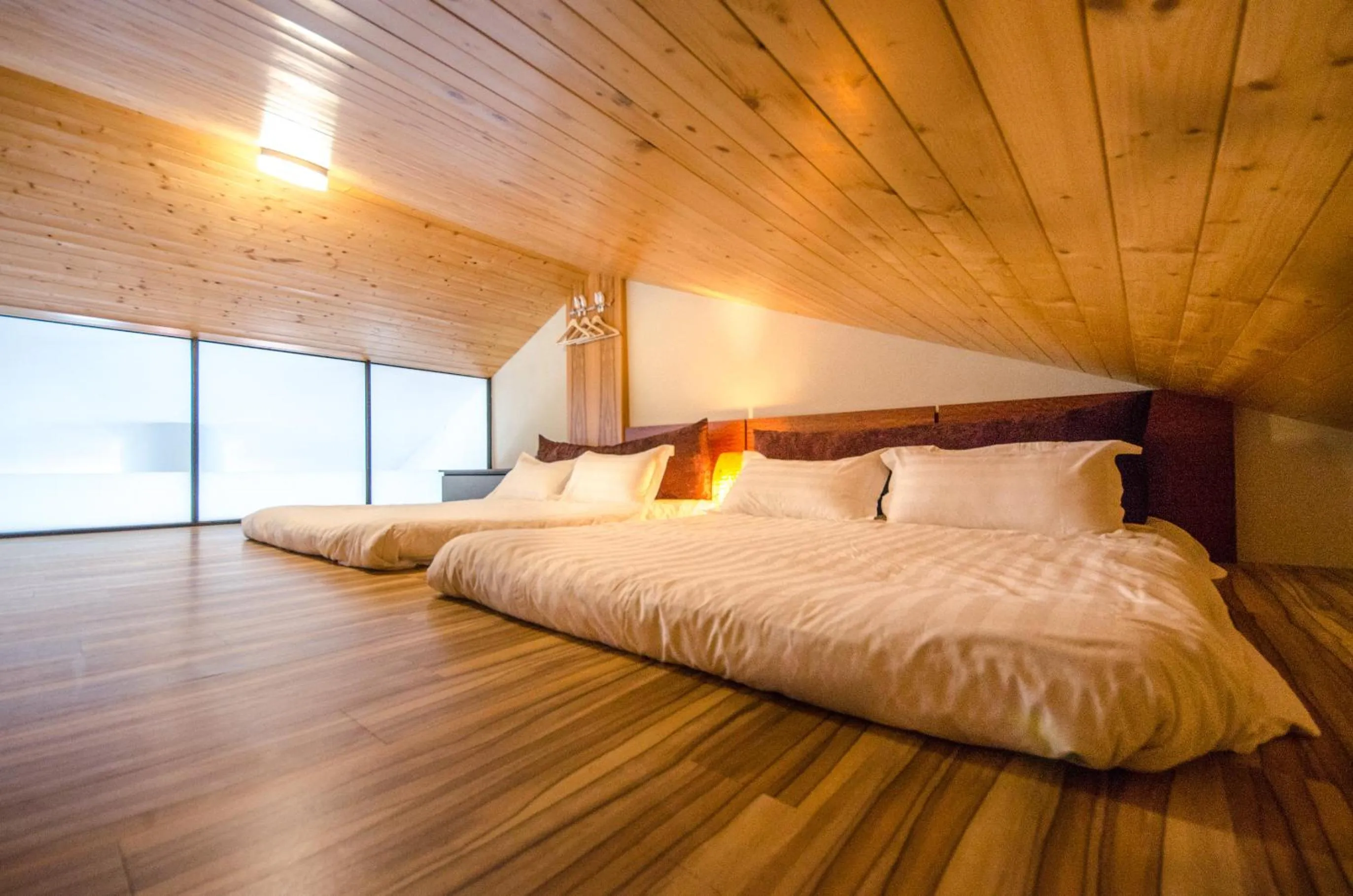 Bed in Tainan Travel Inn