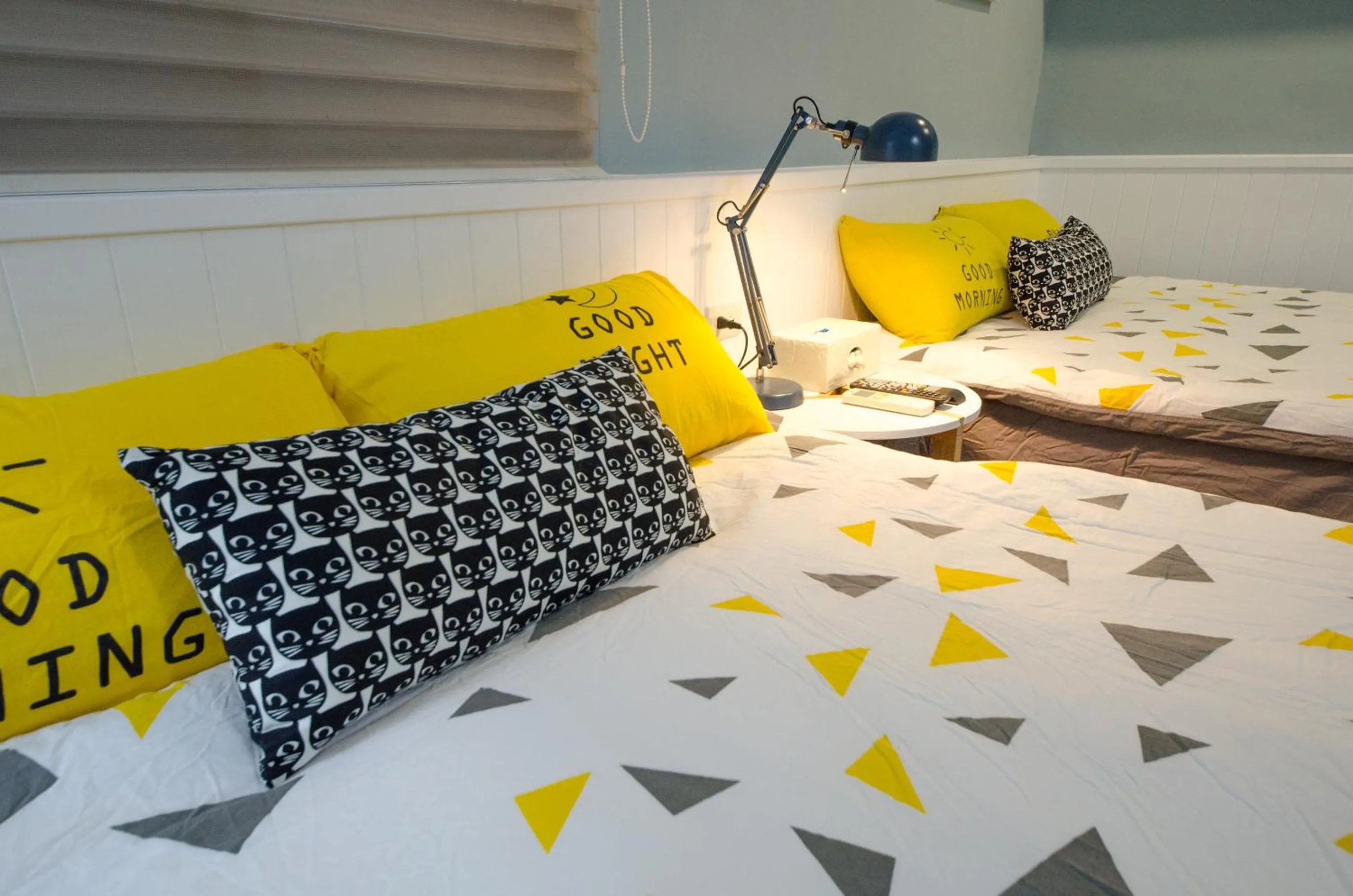 Bed in Tainan Travel Inn