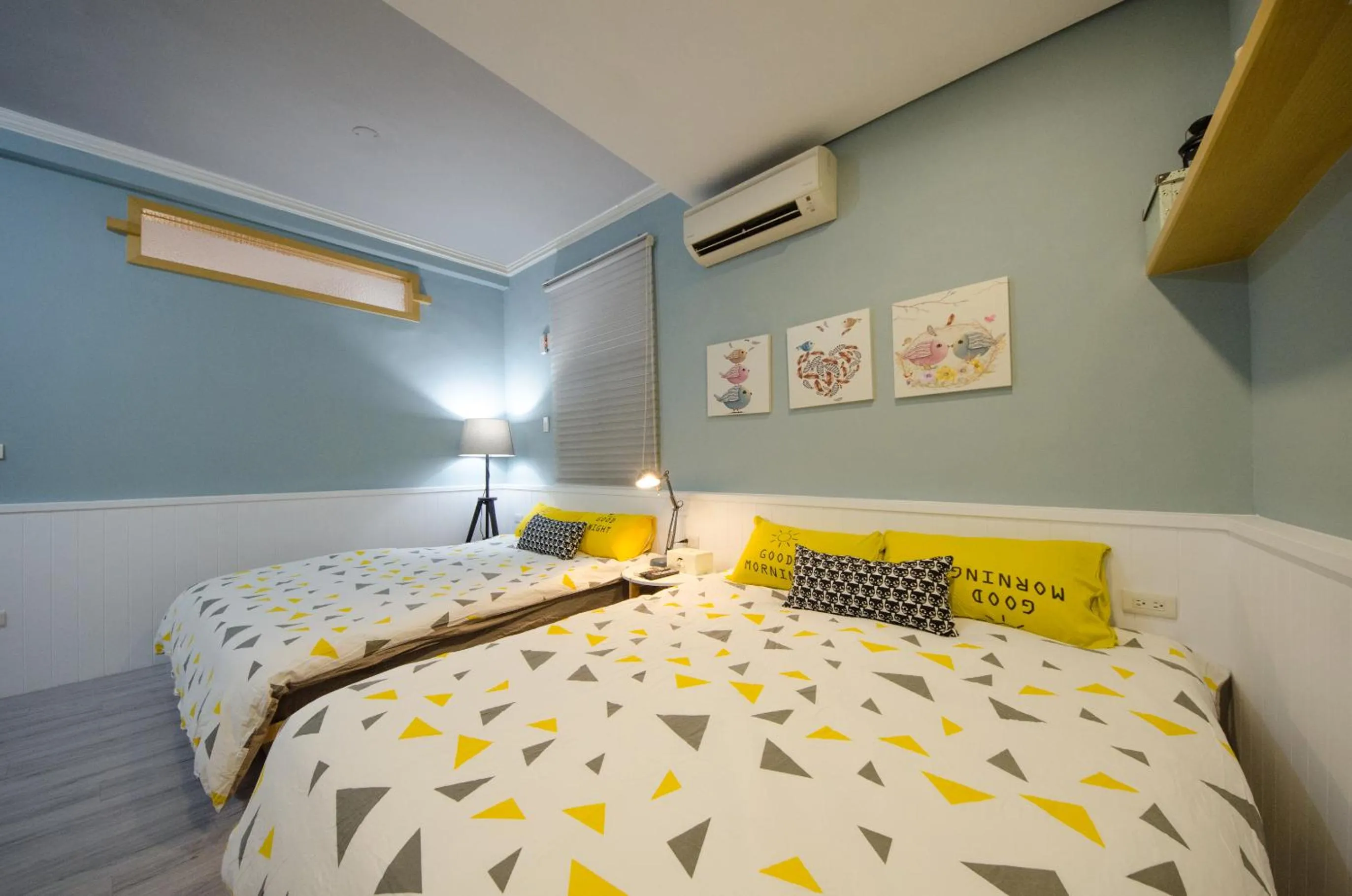 Bed in Tainan Travel Inn