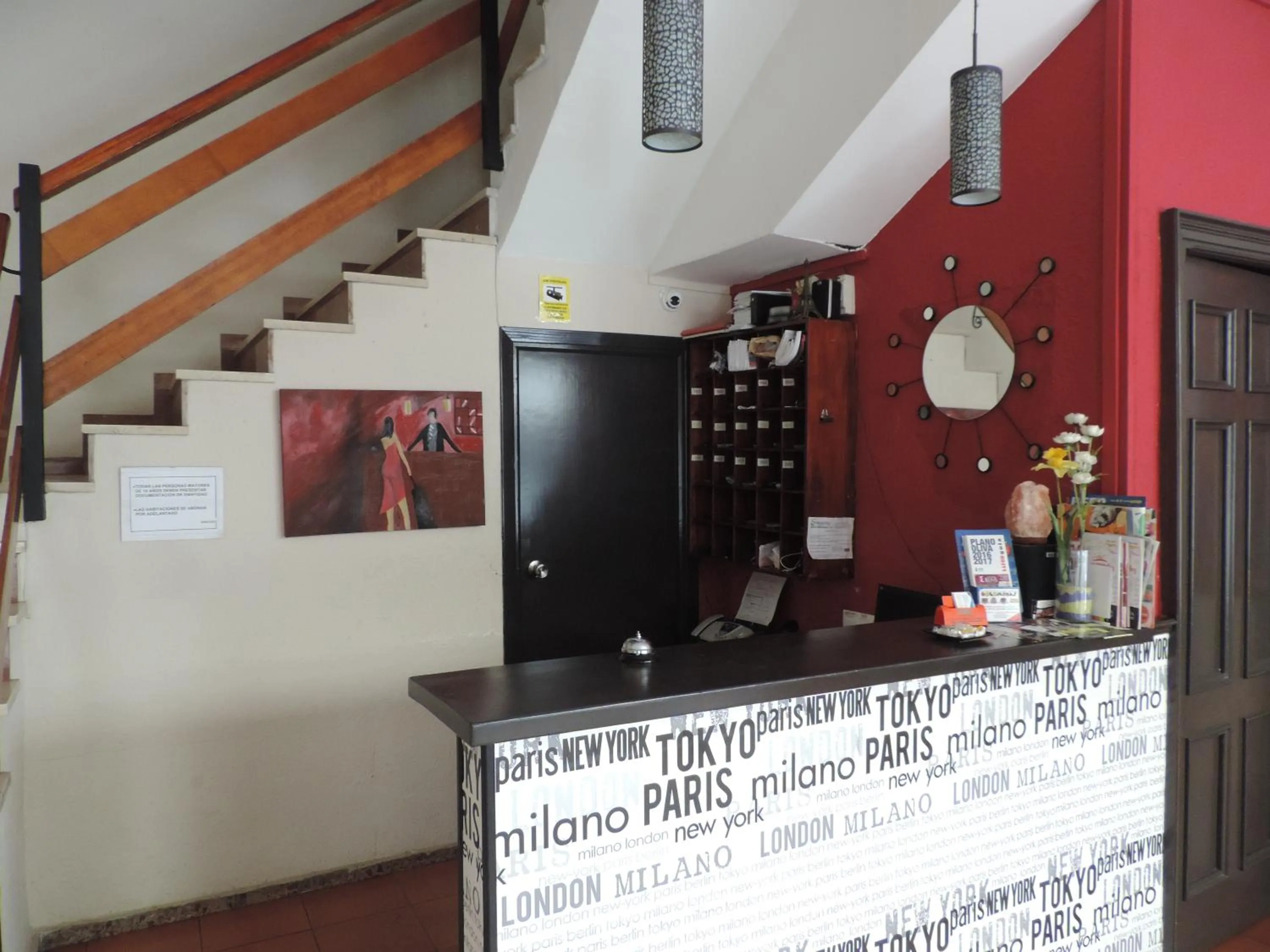 Lobby or reception in Hotel Azahar