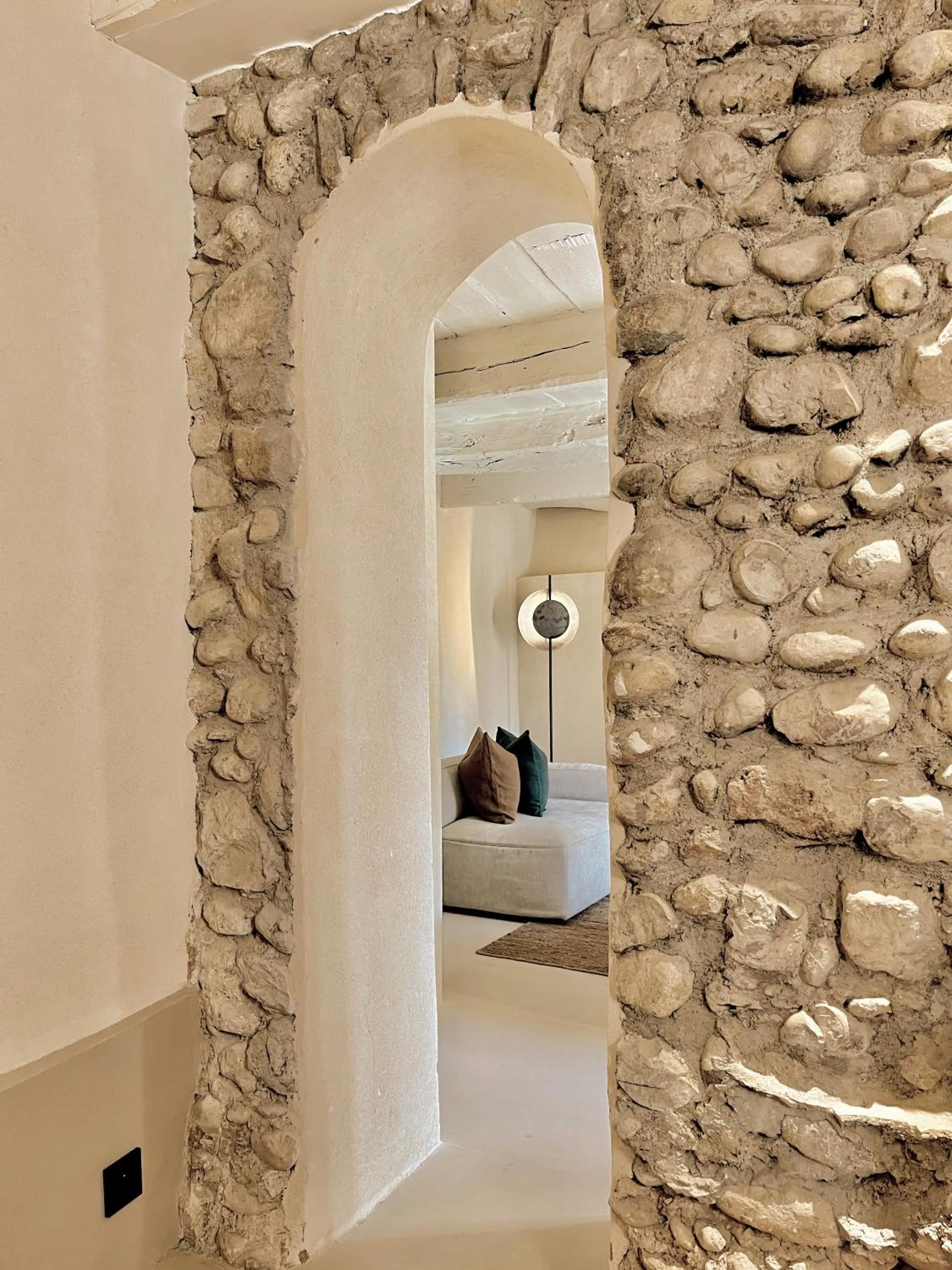 Living room in Toile Blanche