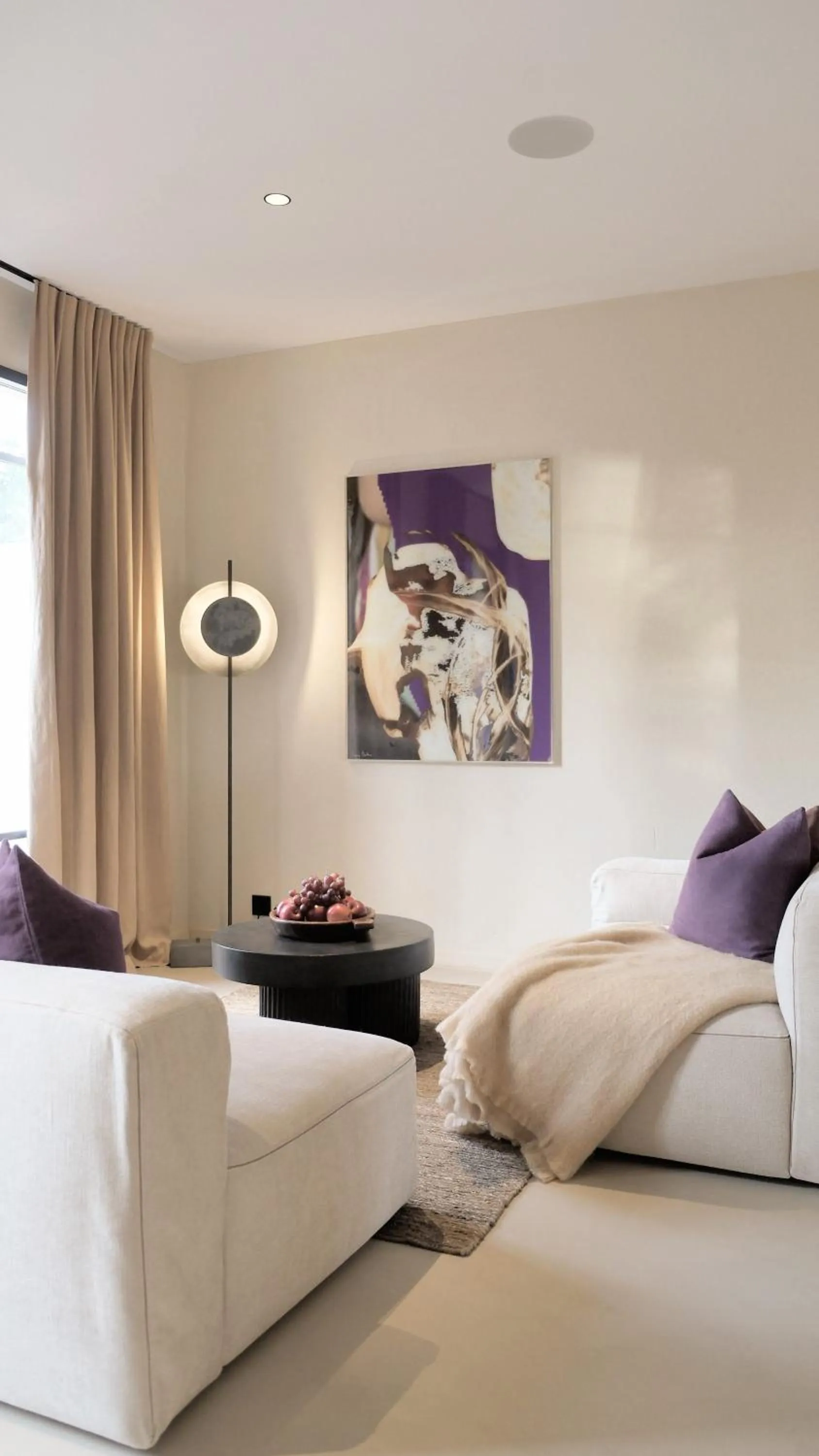 Living room in Toile Blanche