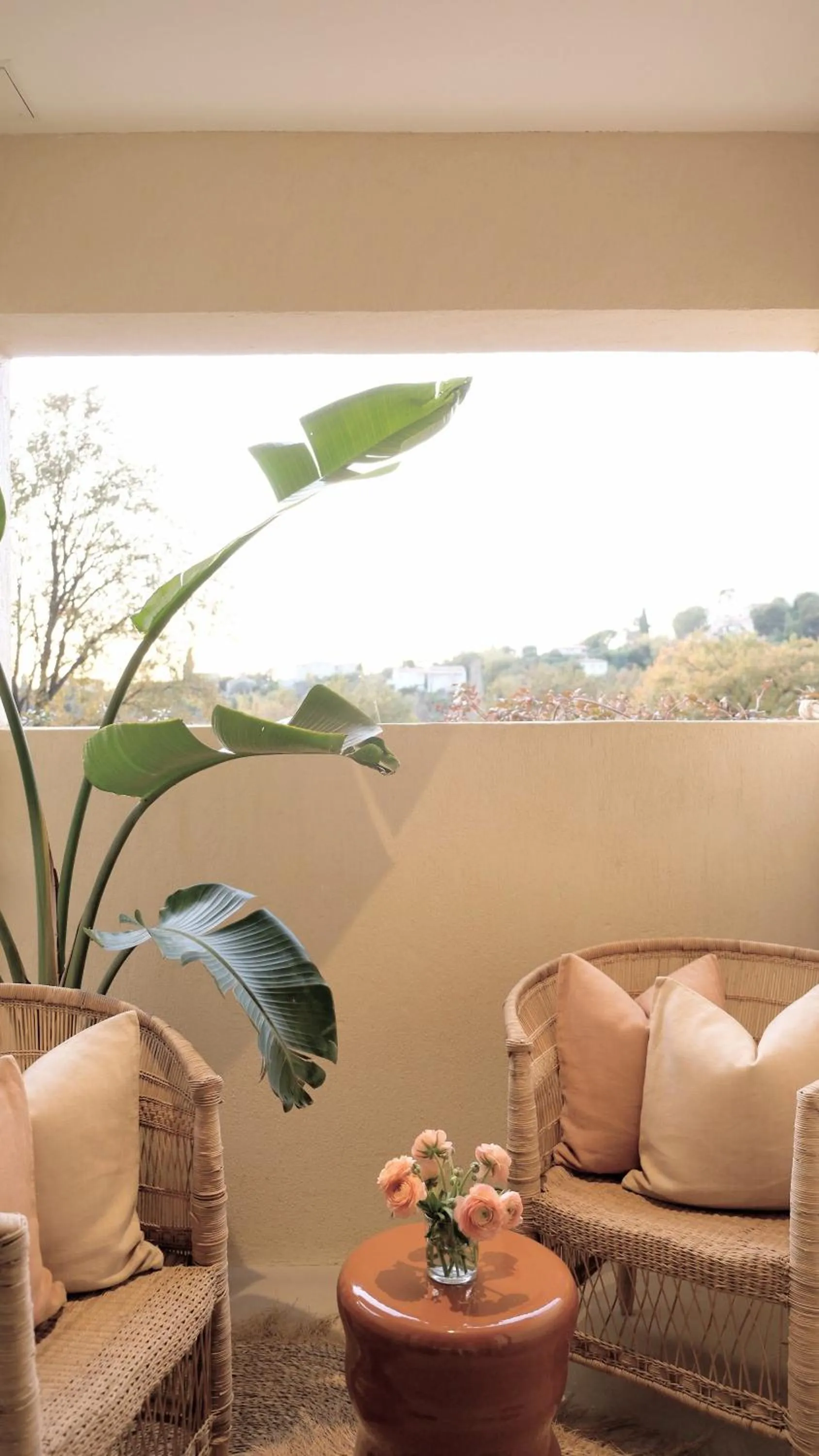 Balcony/Terrace in Toile Blanche