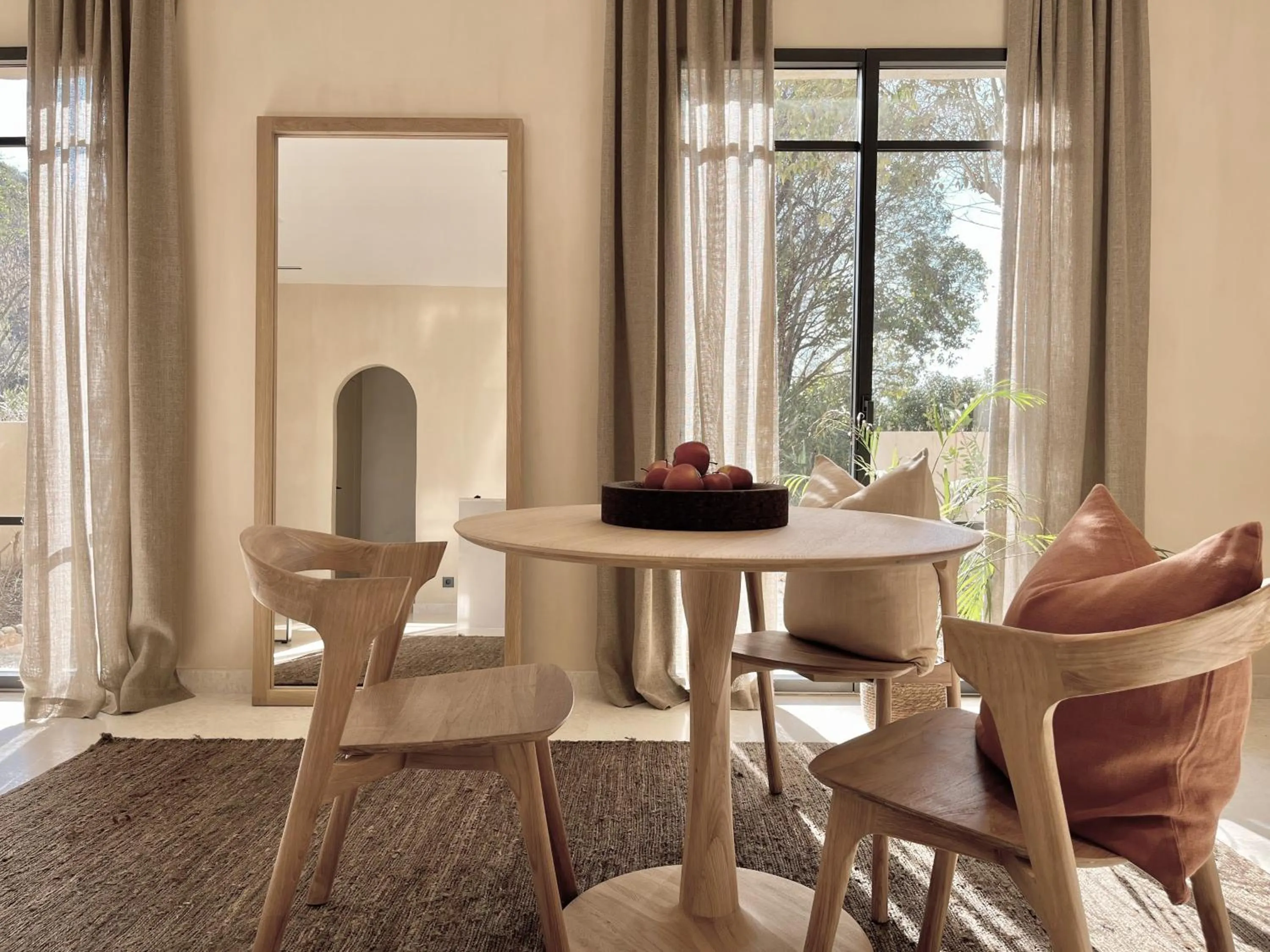 Living room in Toile Blanche