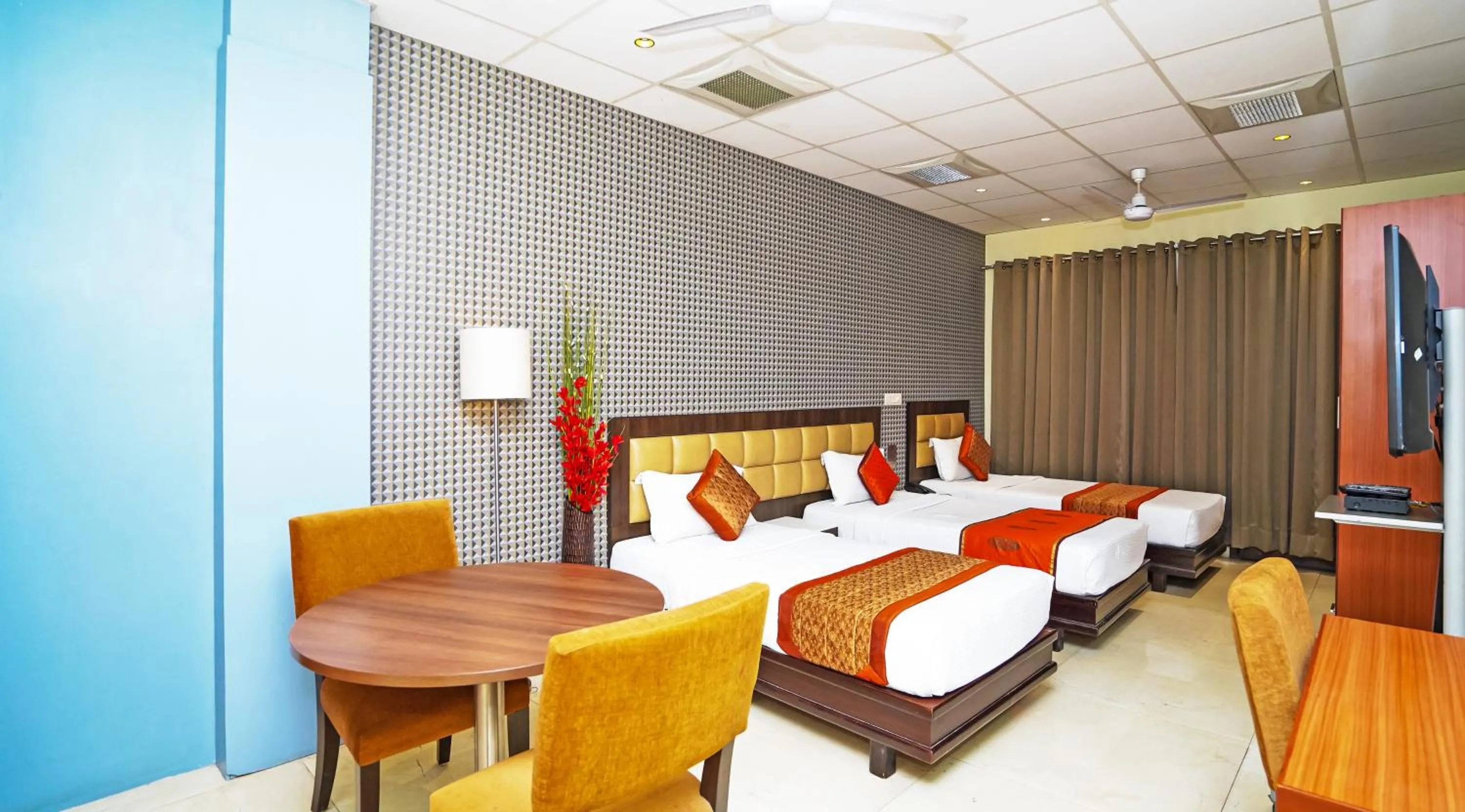 Photo of the whole room, Bed in Hotel Pooja Palace