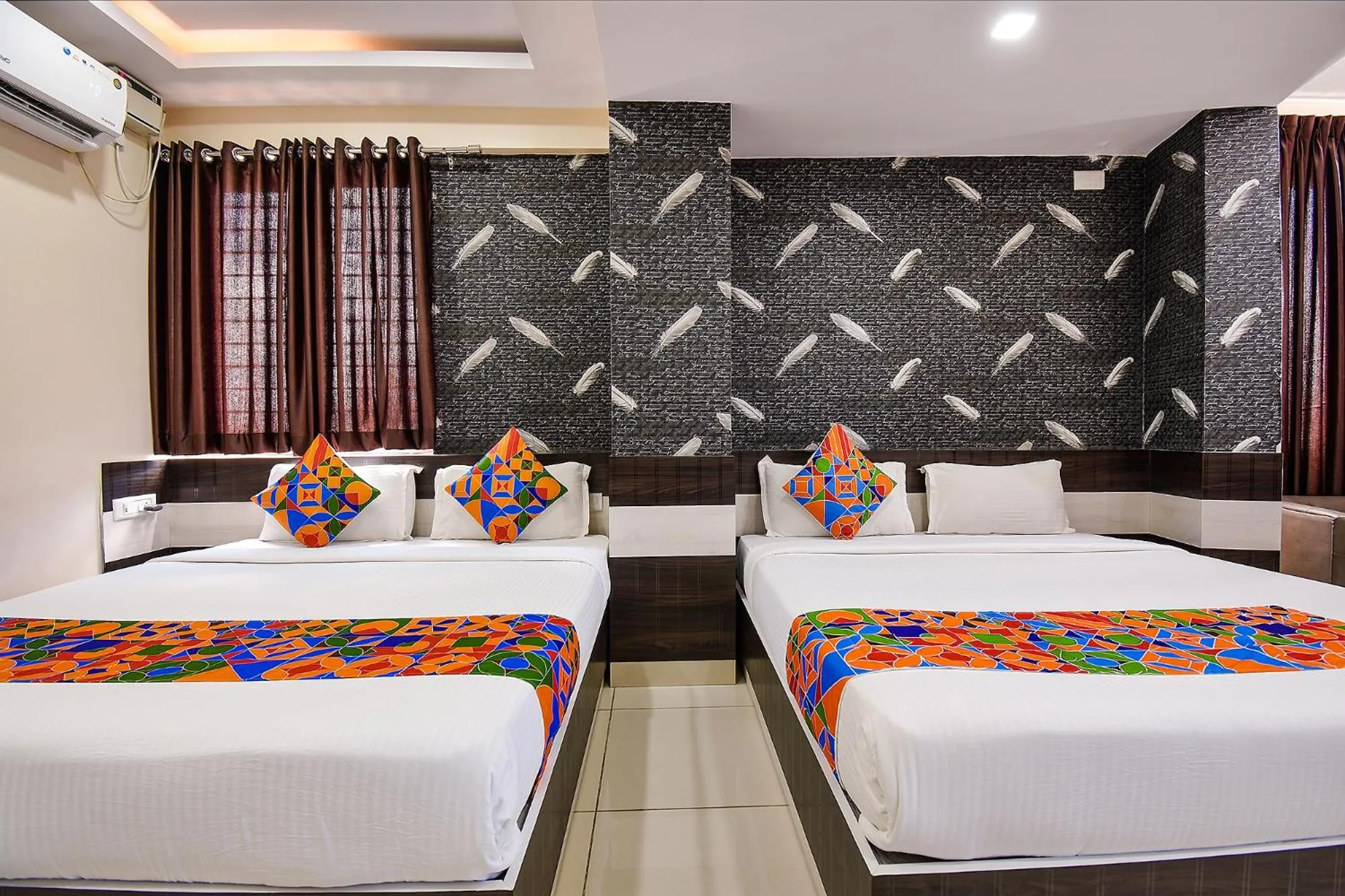 Bedroom, Bed in FabHotel Rotano Suites - Yelahanka