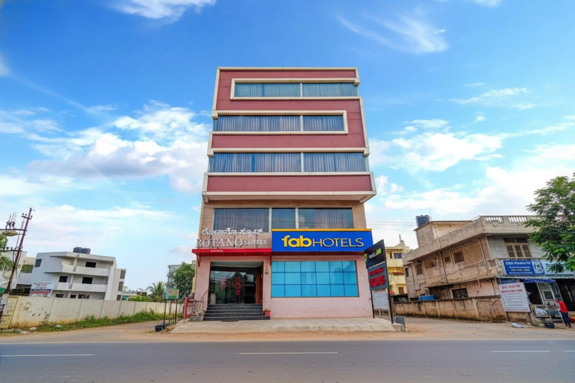 Property building in FabHotel Rotano Suites