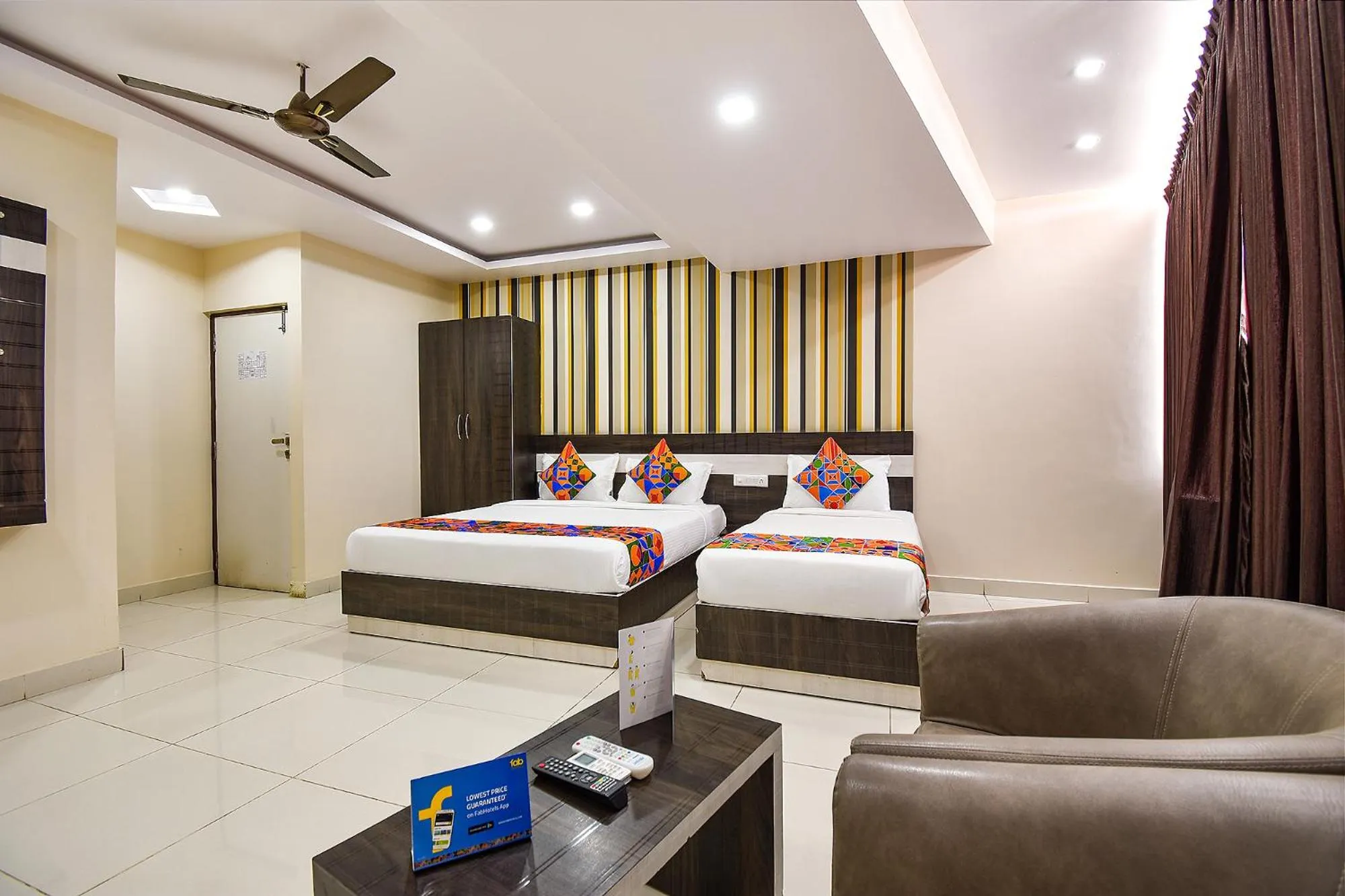 Bedroom, Bed in FabHotel Rotano Suites - Yelahanka