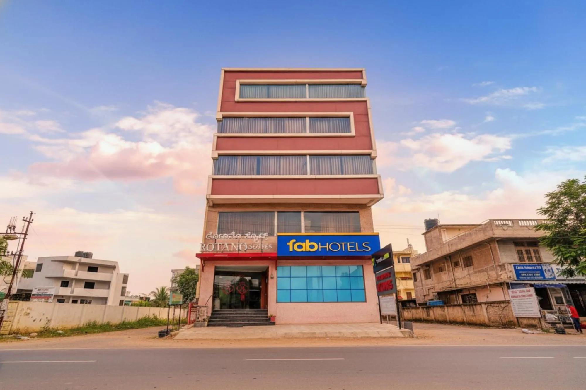 Property building in FabHotel Rotano Suites