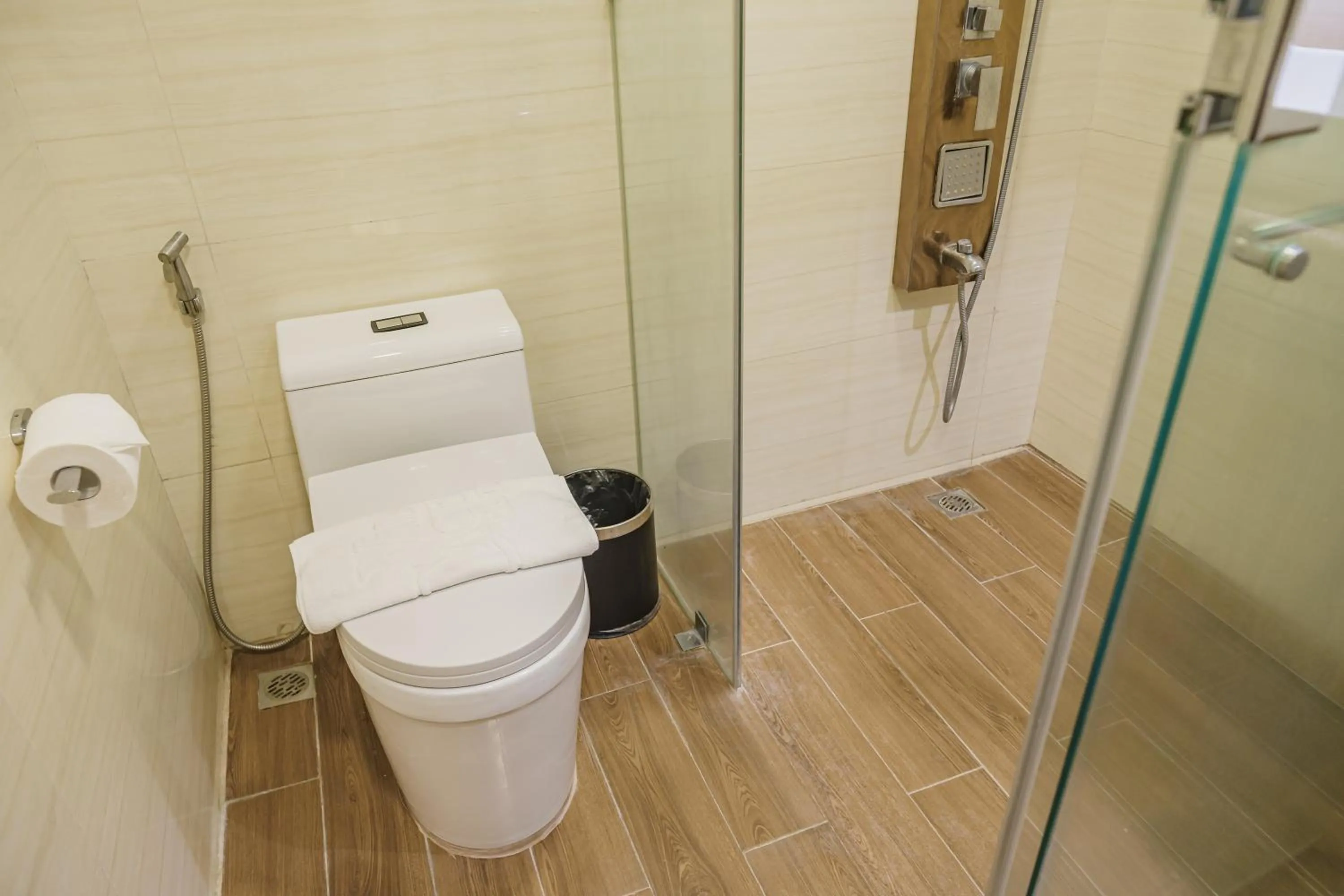 Toilet in Robertson Hotel