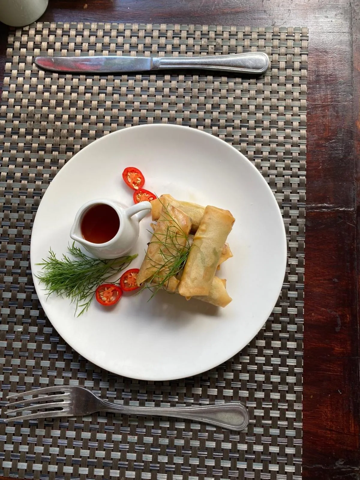 Lunch in Crystal Bay Villa