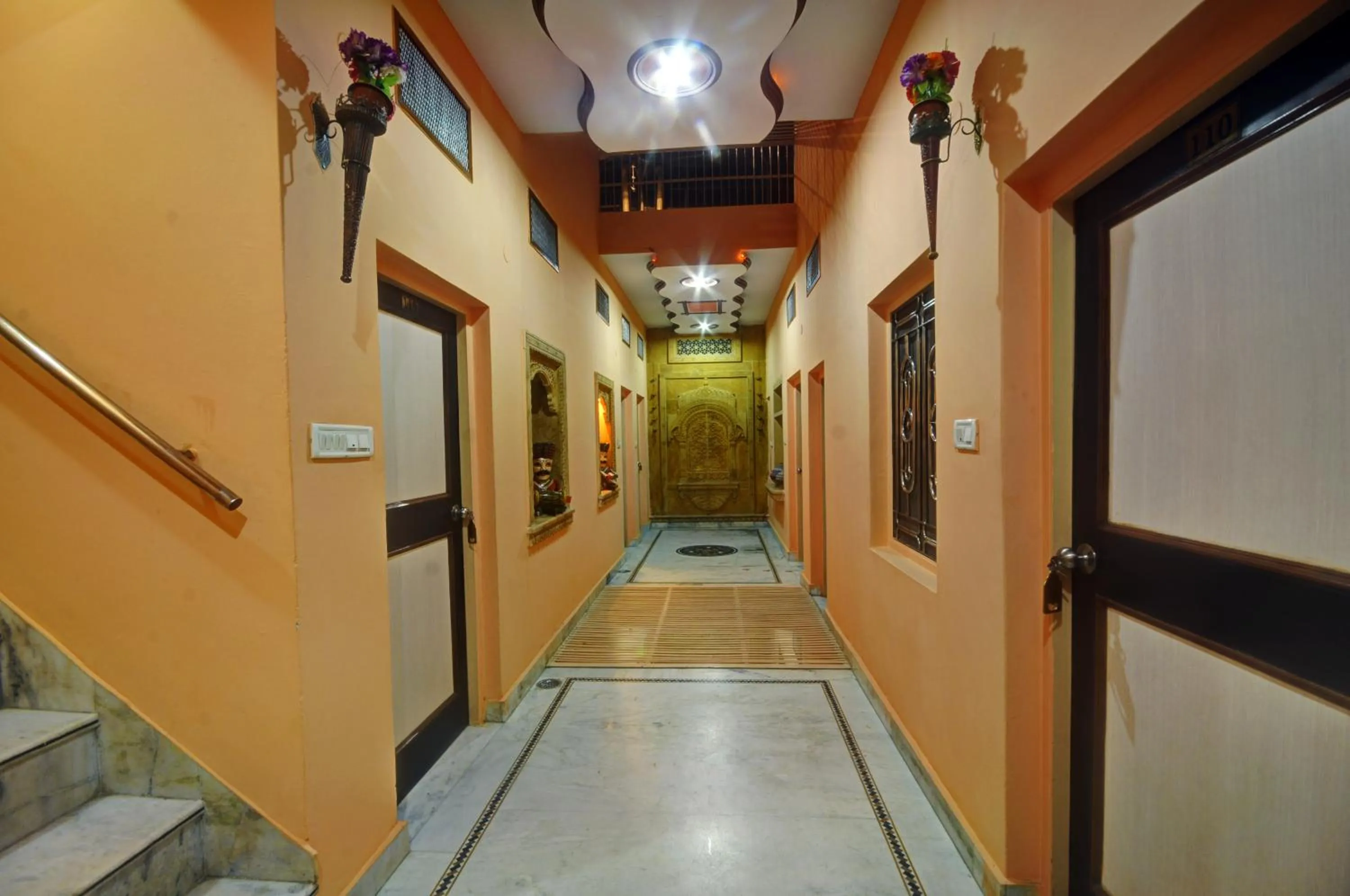 Lobby or reception in Hotel Jaisal Palace