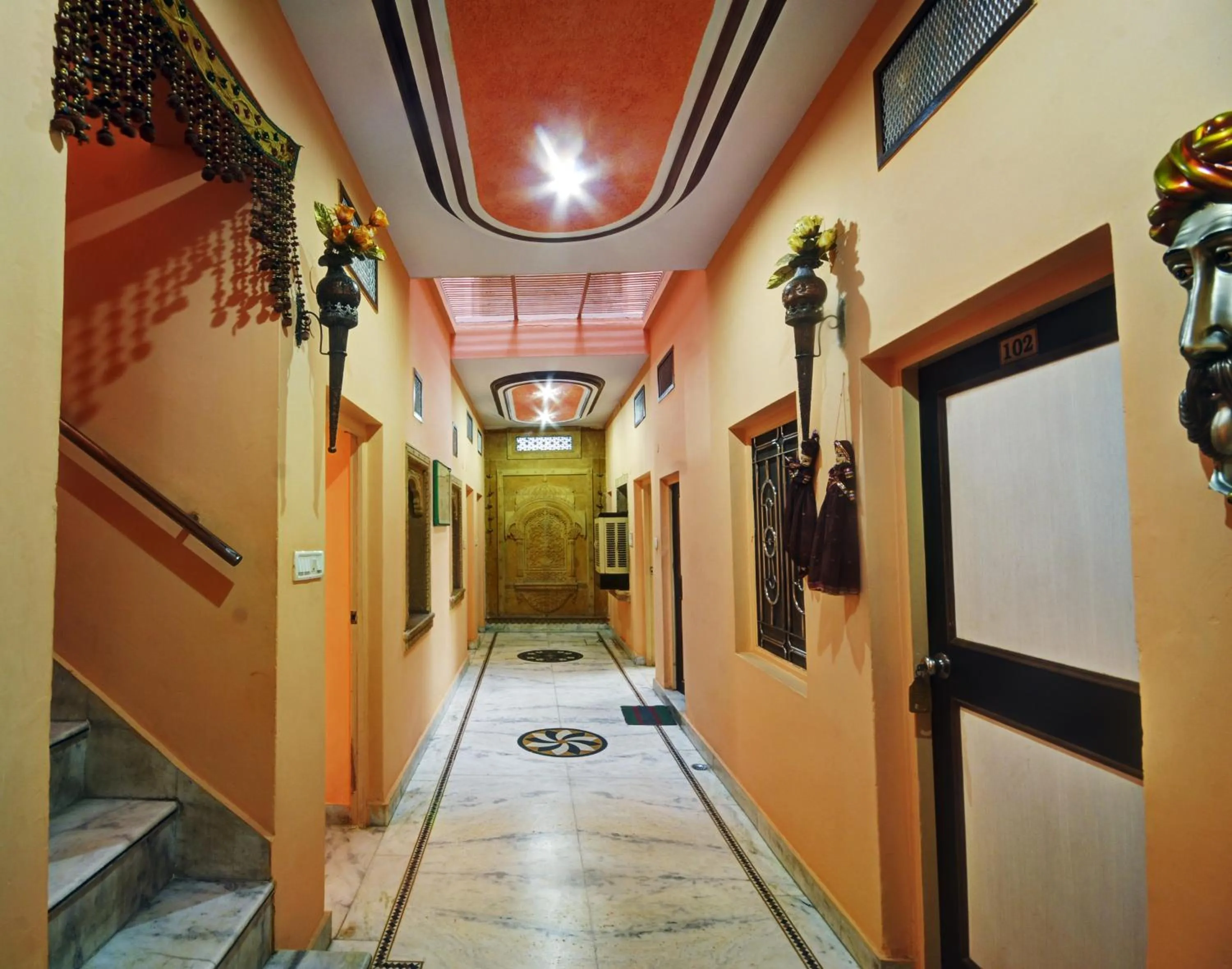 Lobby or reception in Hotel Jaisal Palace