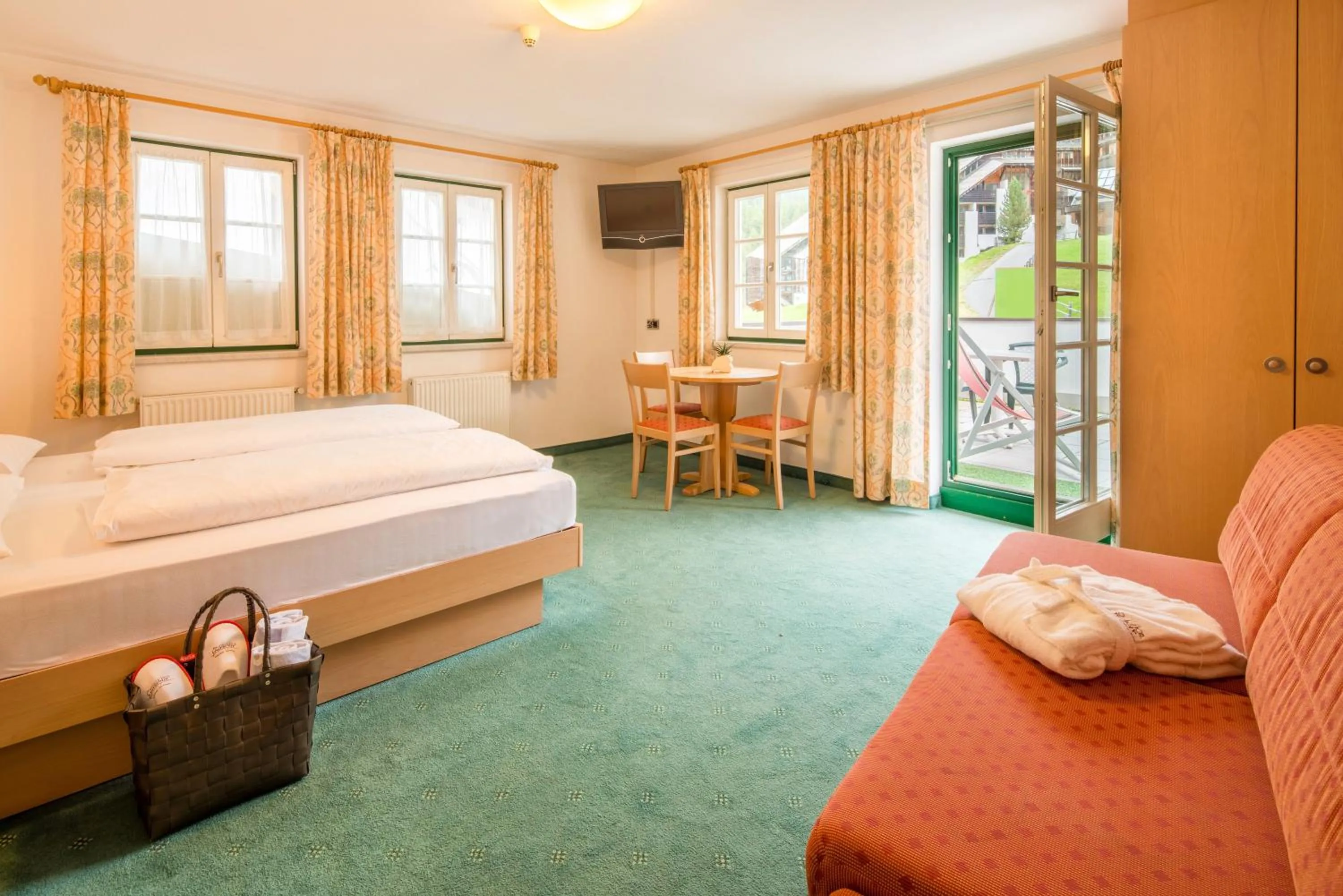 Bed in Piccolo Hotel Gurschler