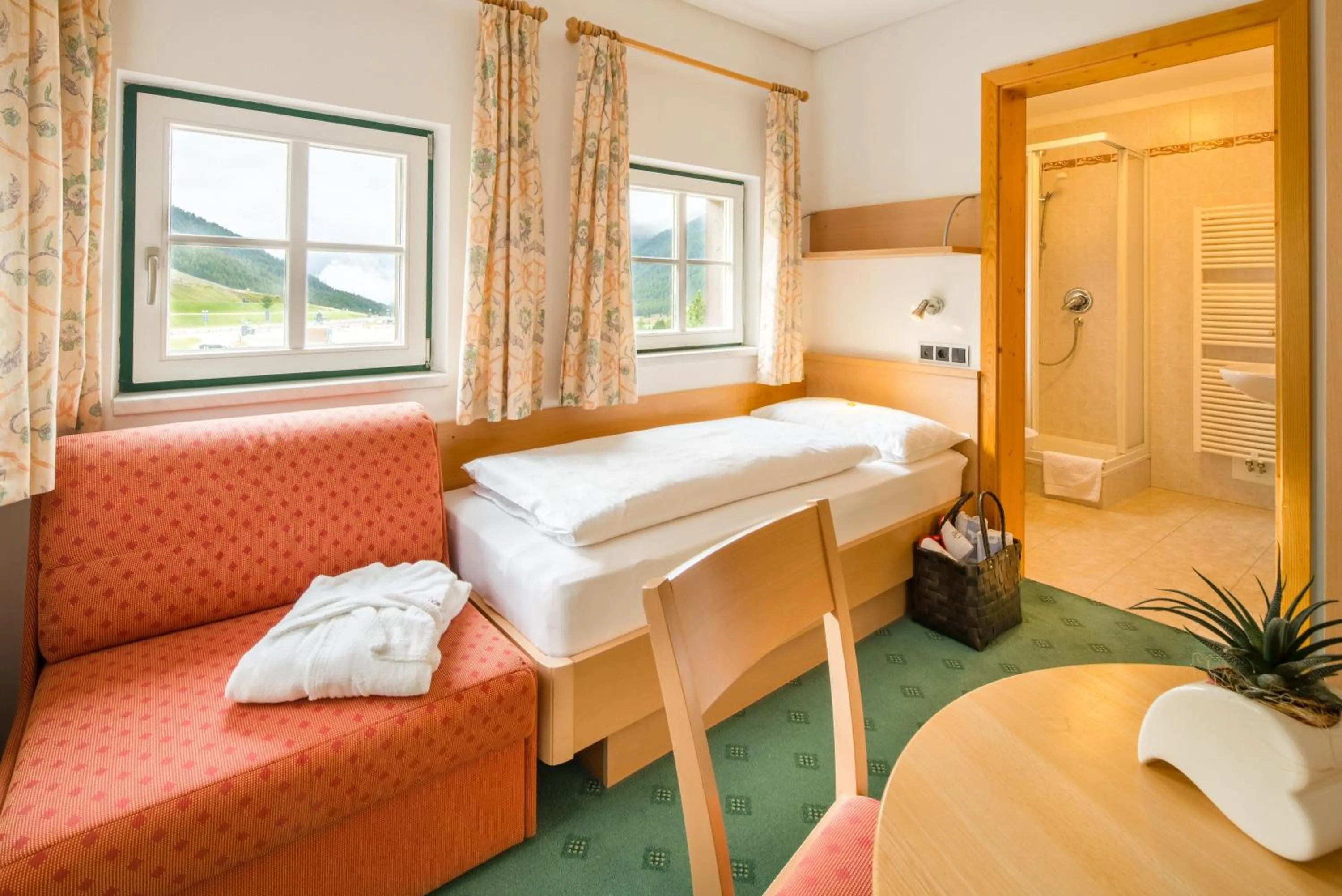 Bed in Piccolo Hotel Gurschler