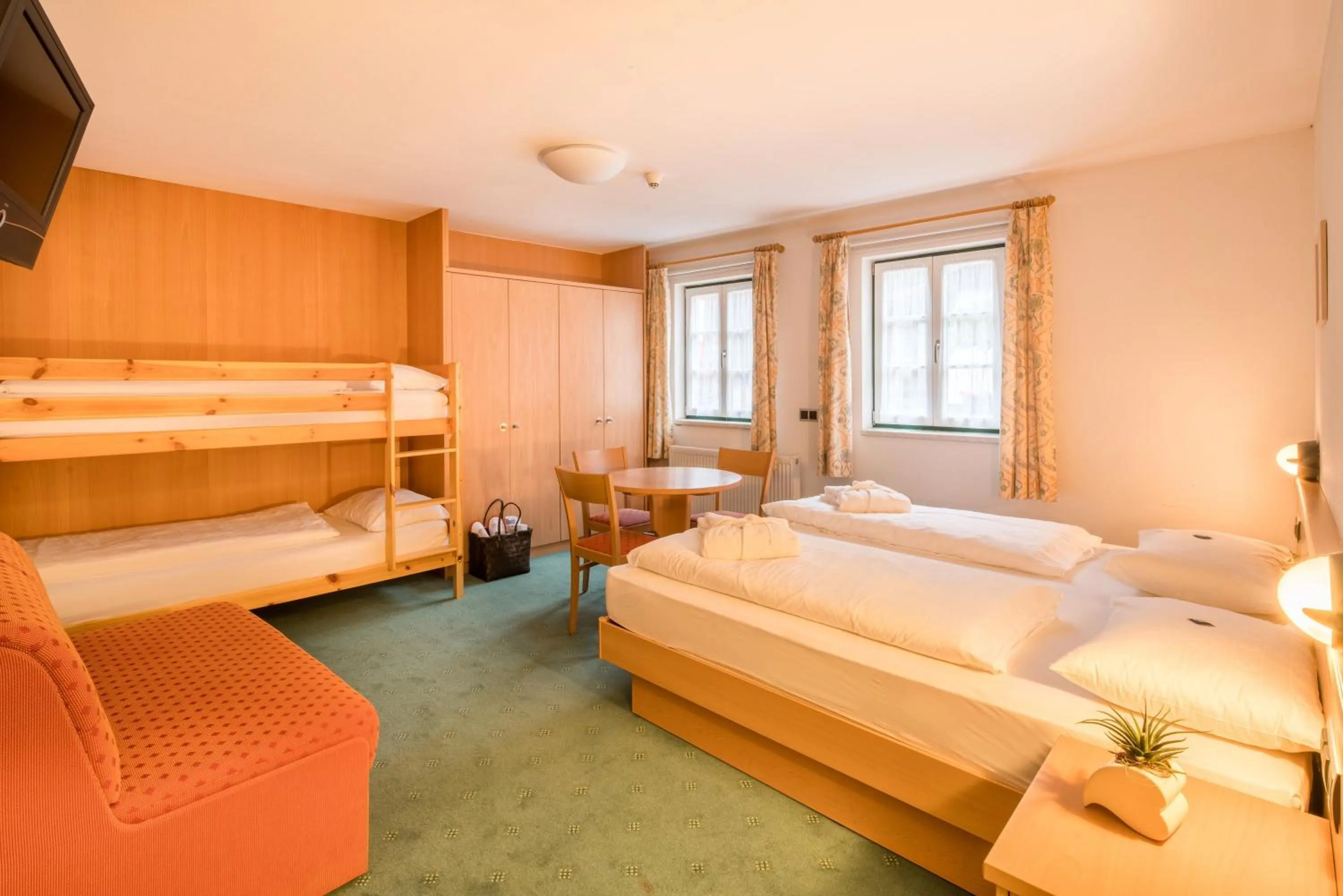 Bed in Piccolo Hotel Gurschler