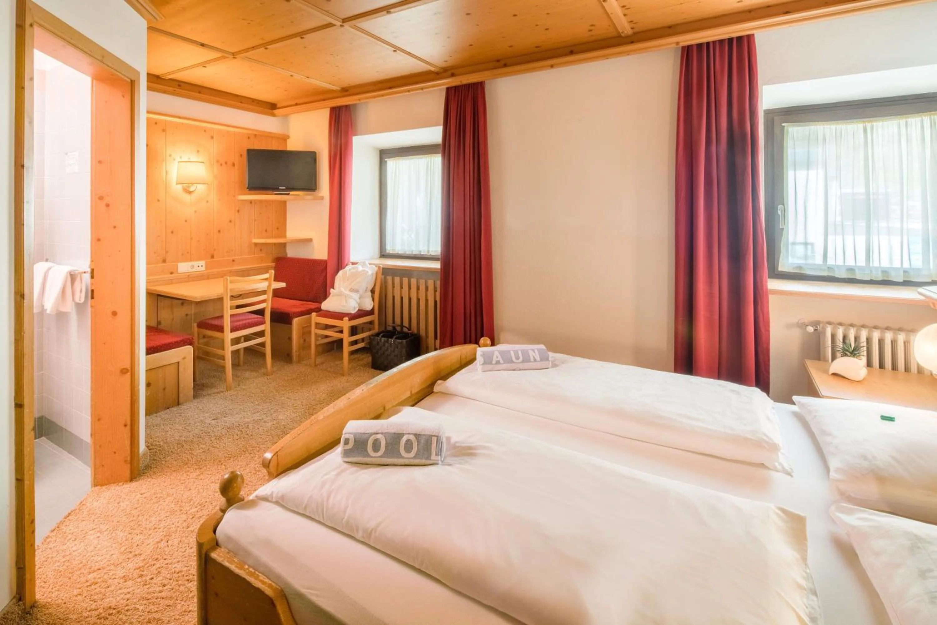 Bed in Piccolo Hotel Gurschler