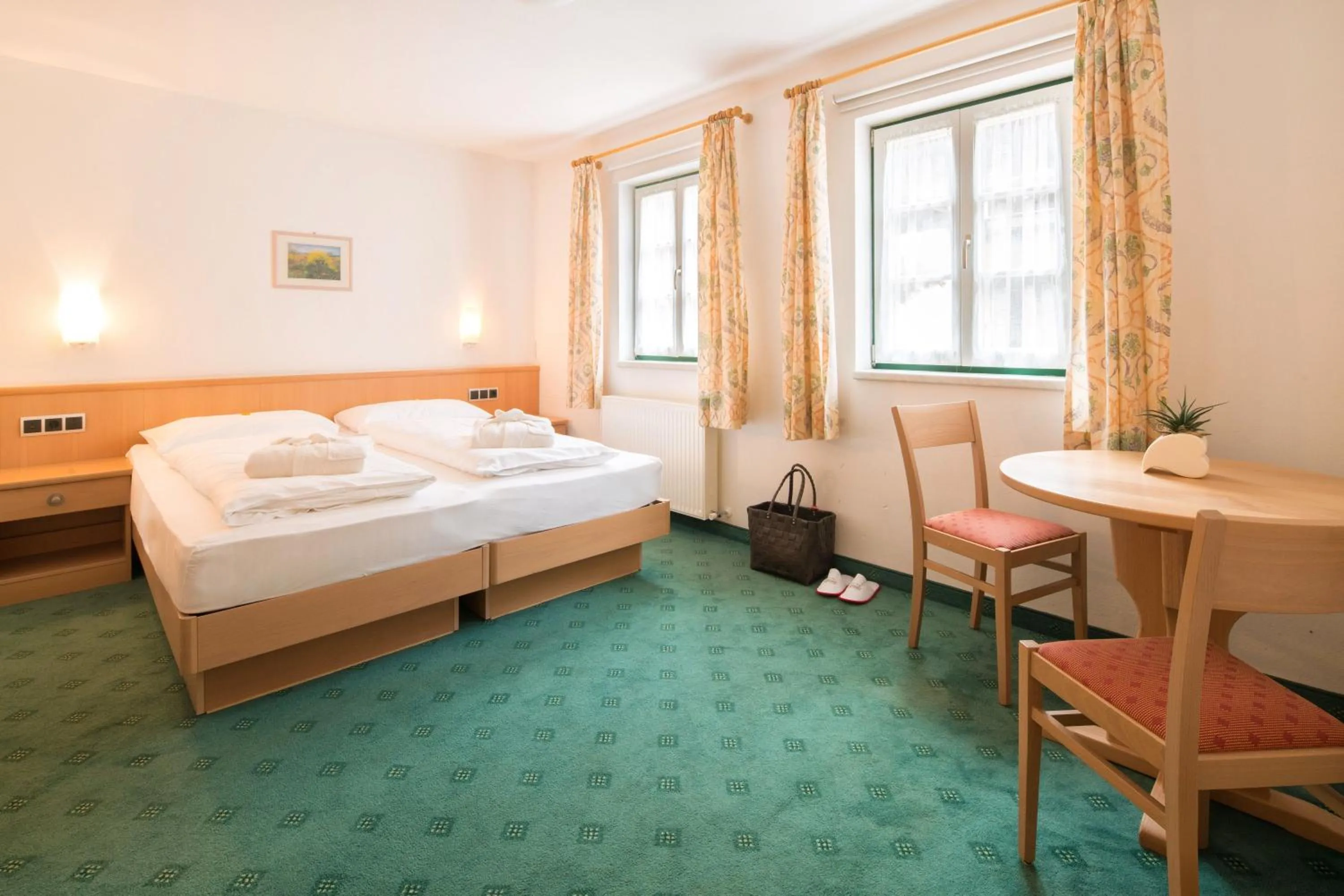 Bed in Piccolo Hotel Gurschler