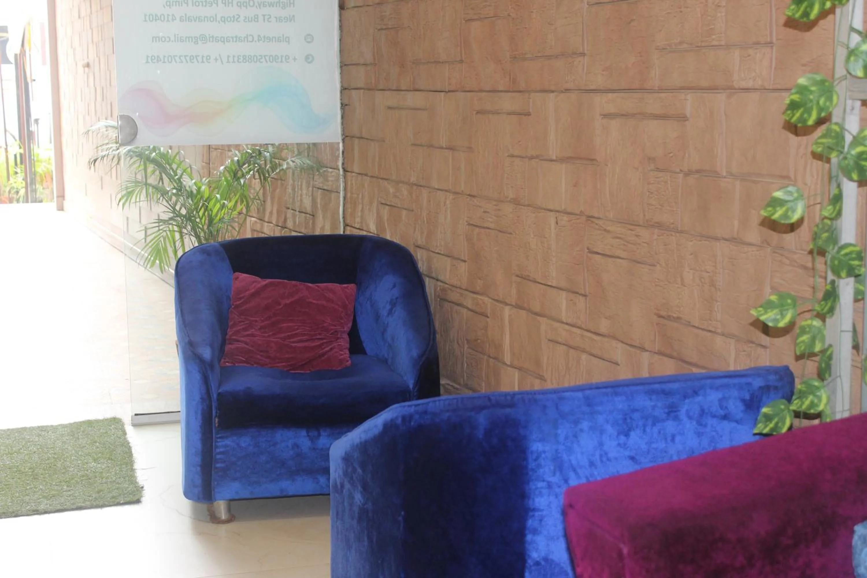 Seating area in Hotel Planet Four