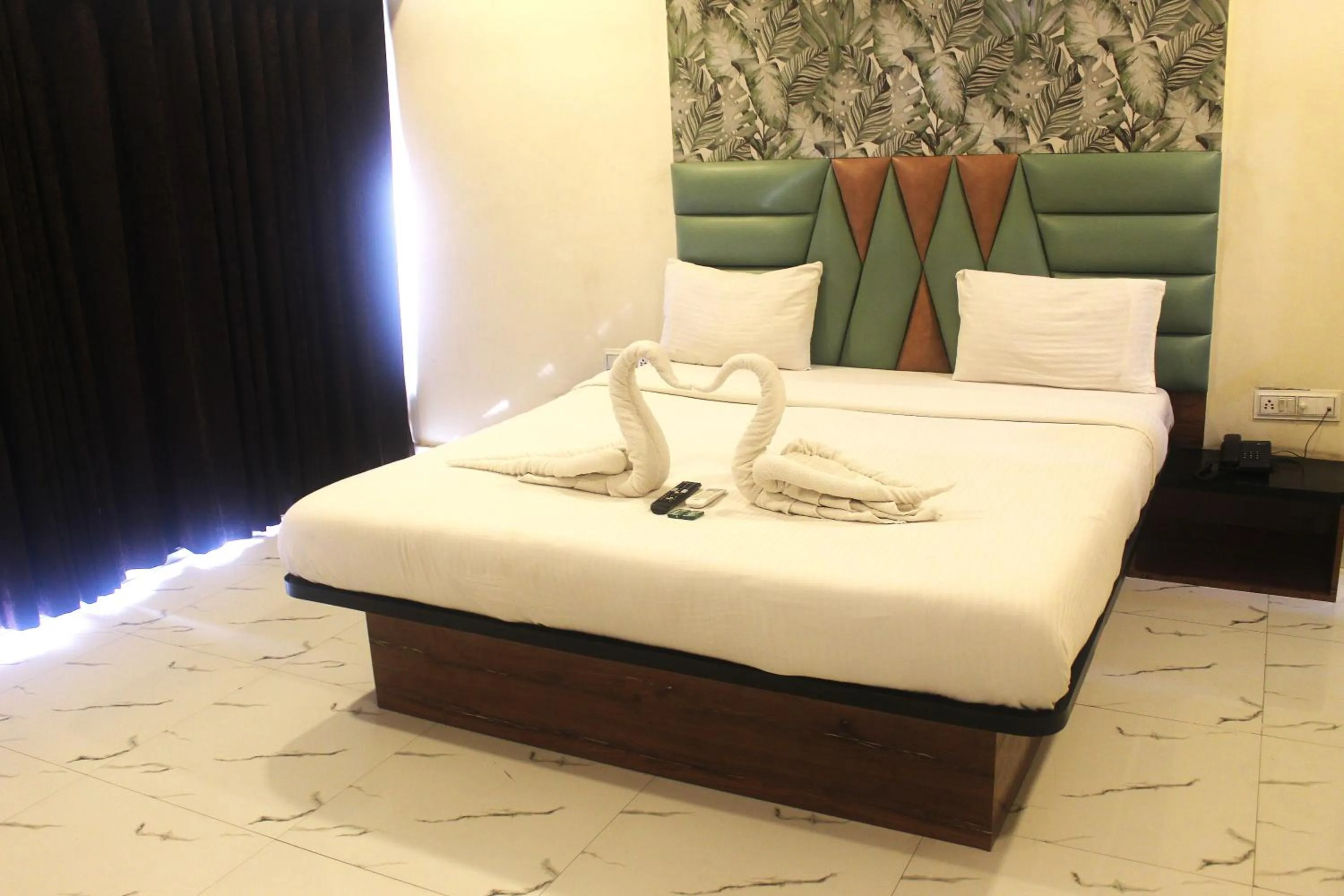 Bed in Hotel Planet Four