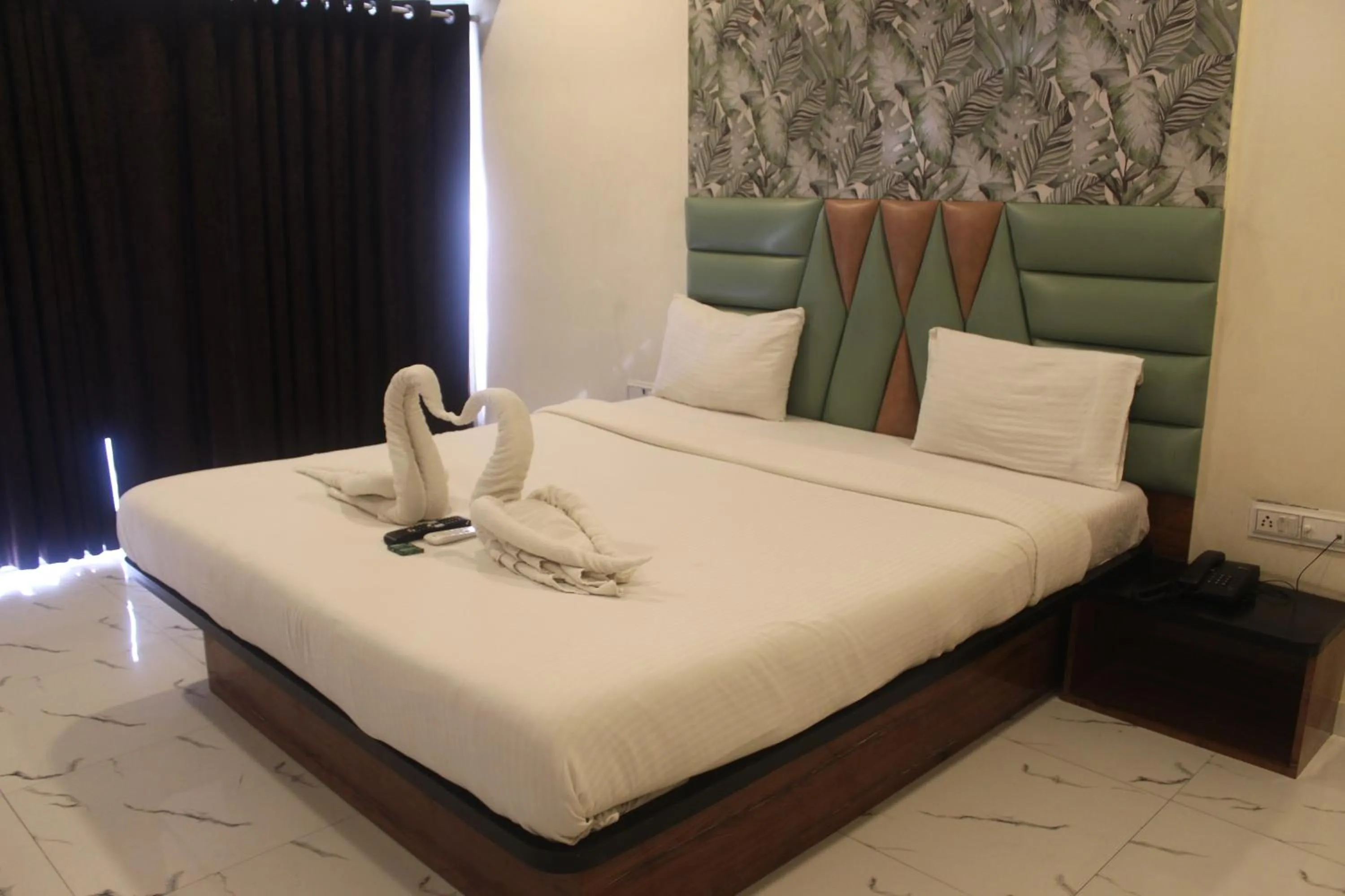 Bed in Hotel Planet Four