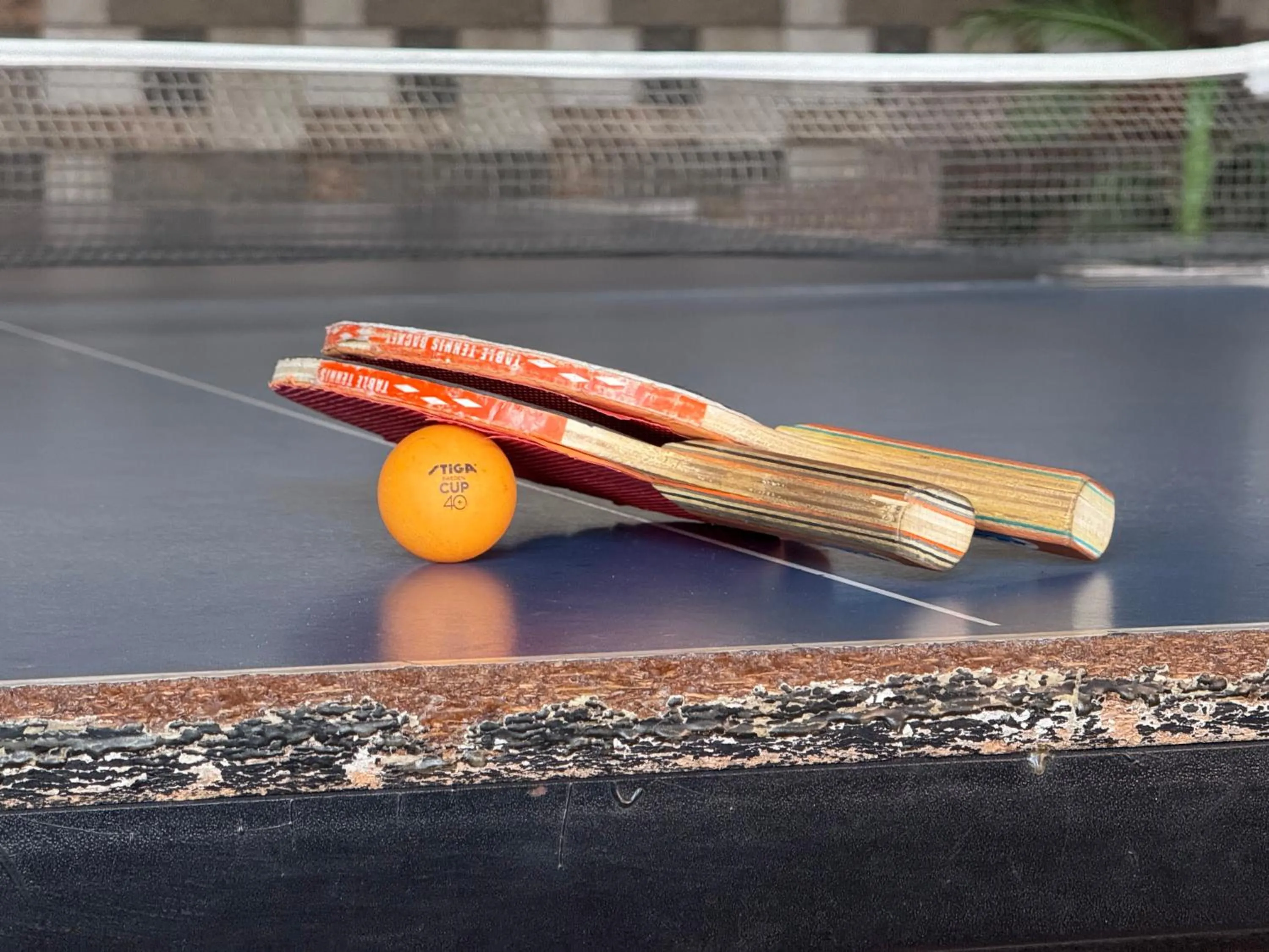 Tennis court in ECKO Kasang Regency Hill Resort