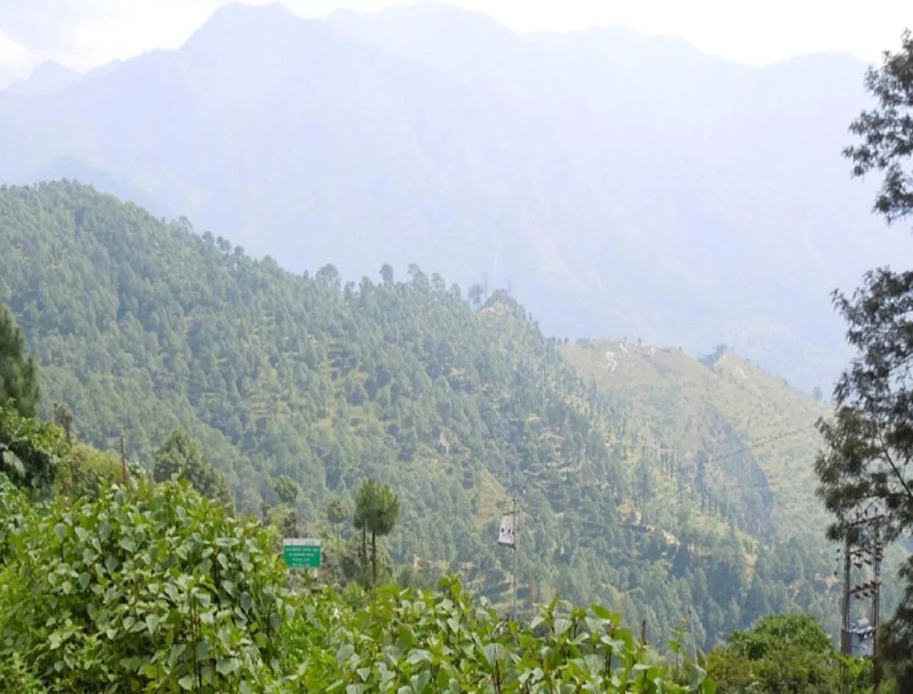 Mountain view in ECKO Kasang Regency Hill Resort