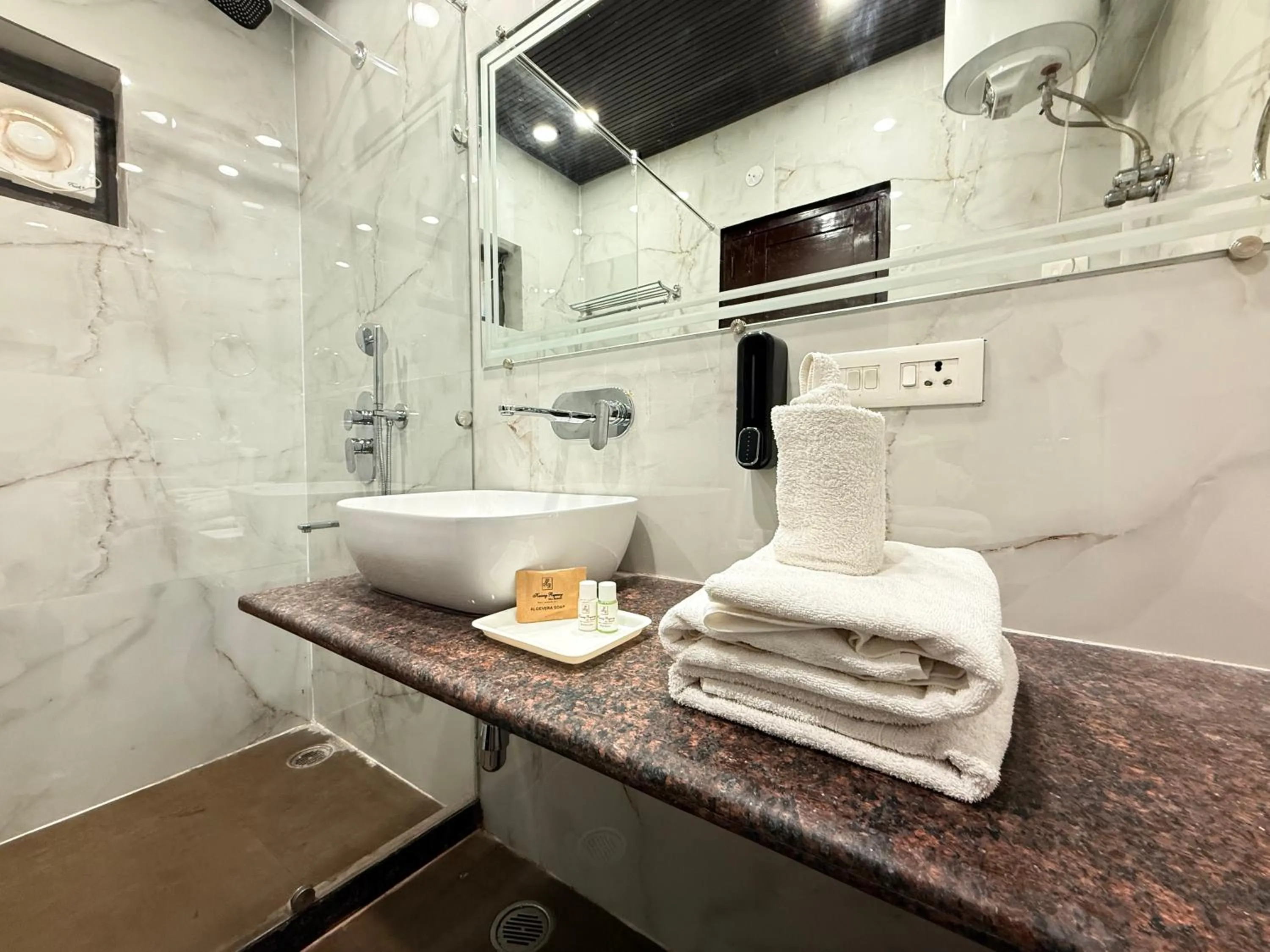 Bathroom in ECKO Kasang Regency Hill Resort