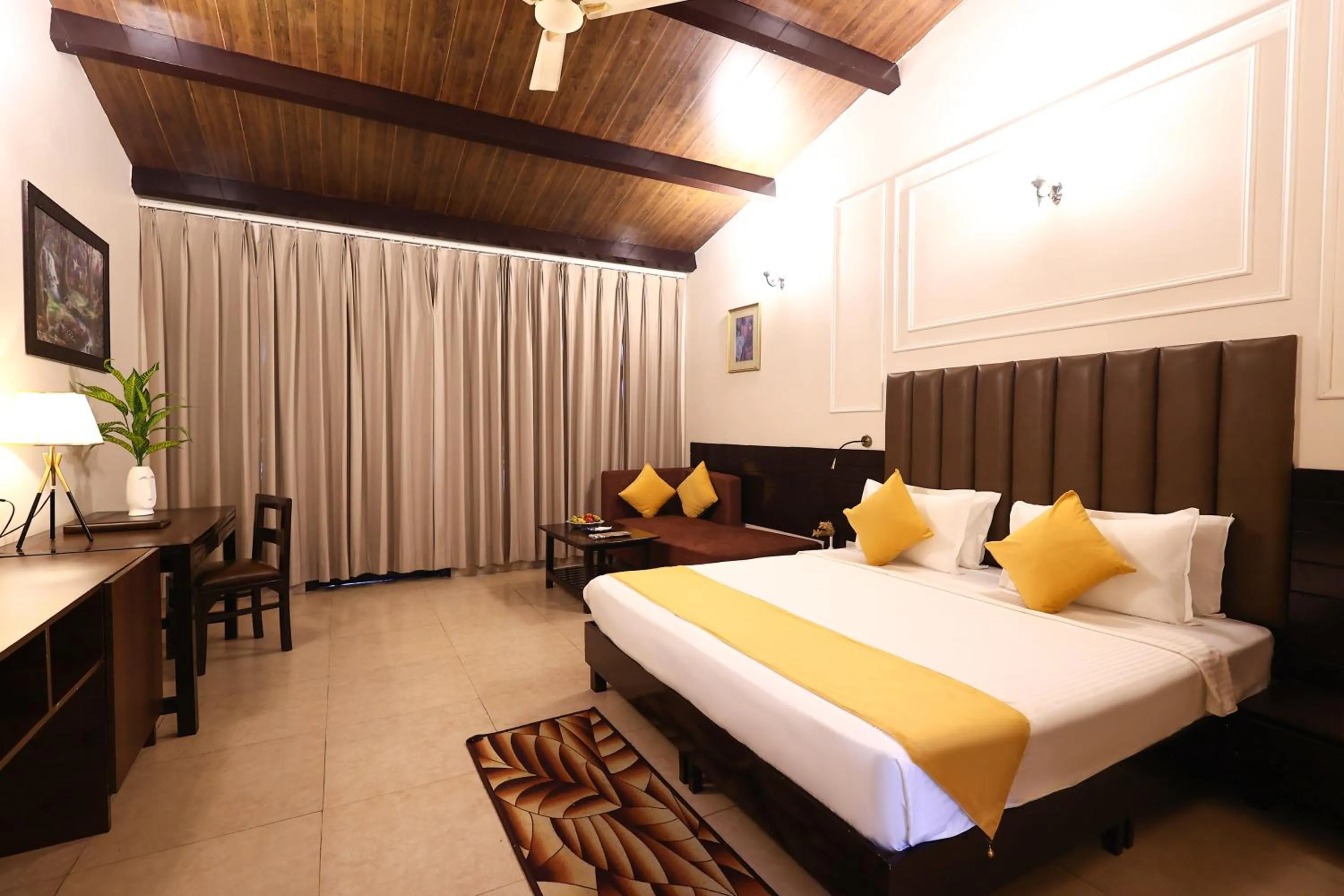 Bedroom, Bed in ECKO Kasang Regency Hill Resort