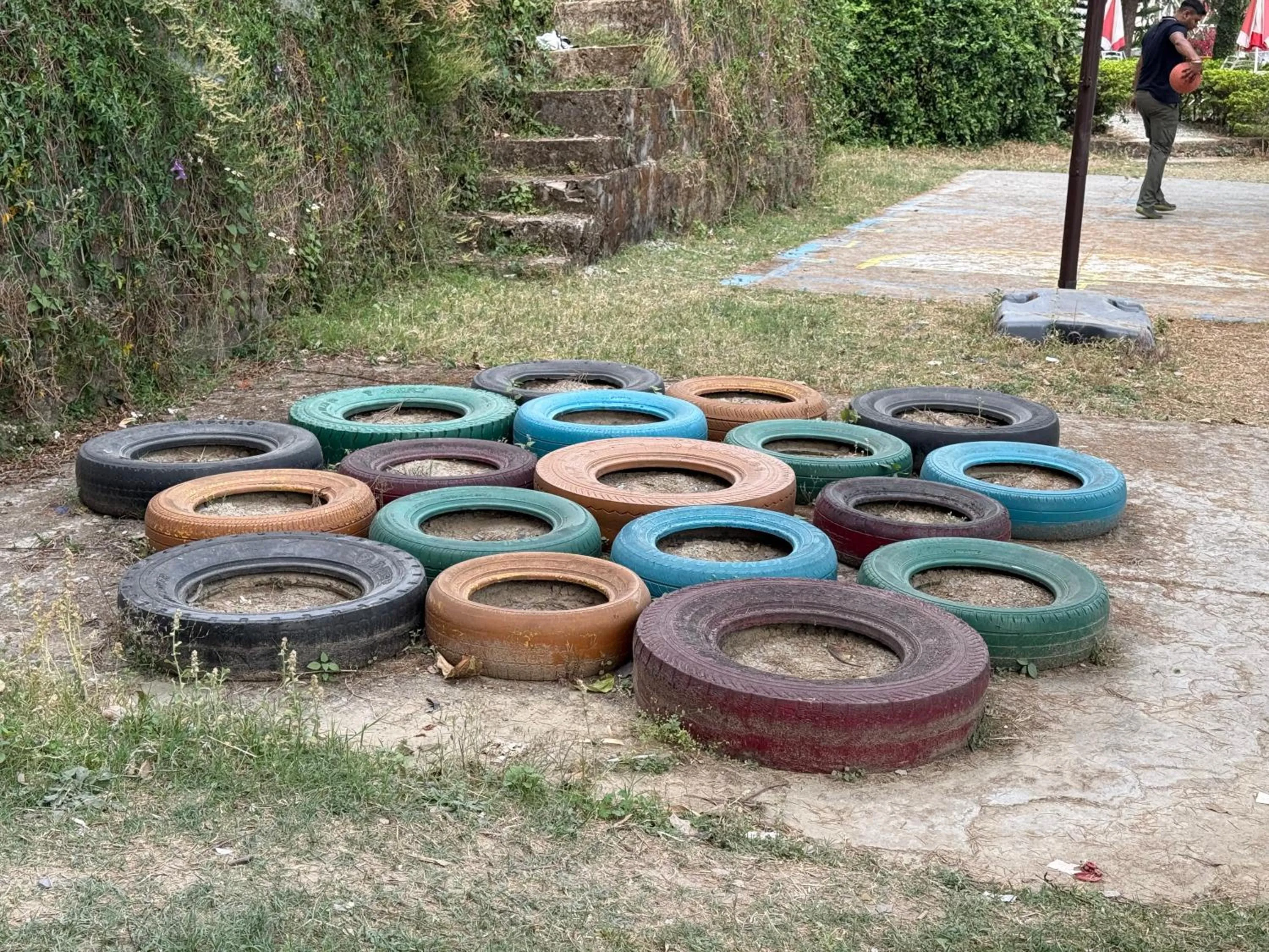 Children play ground in ECKO Kasang Regency Hill Resort