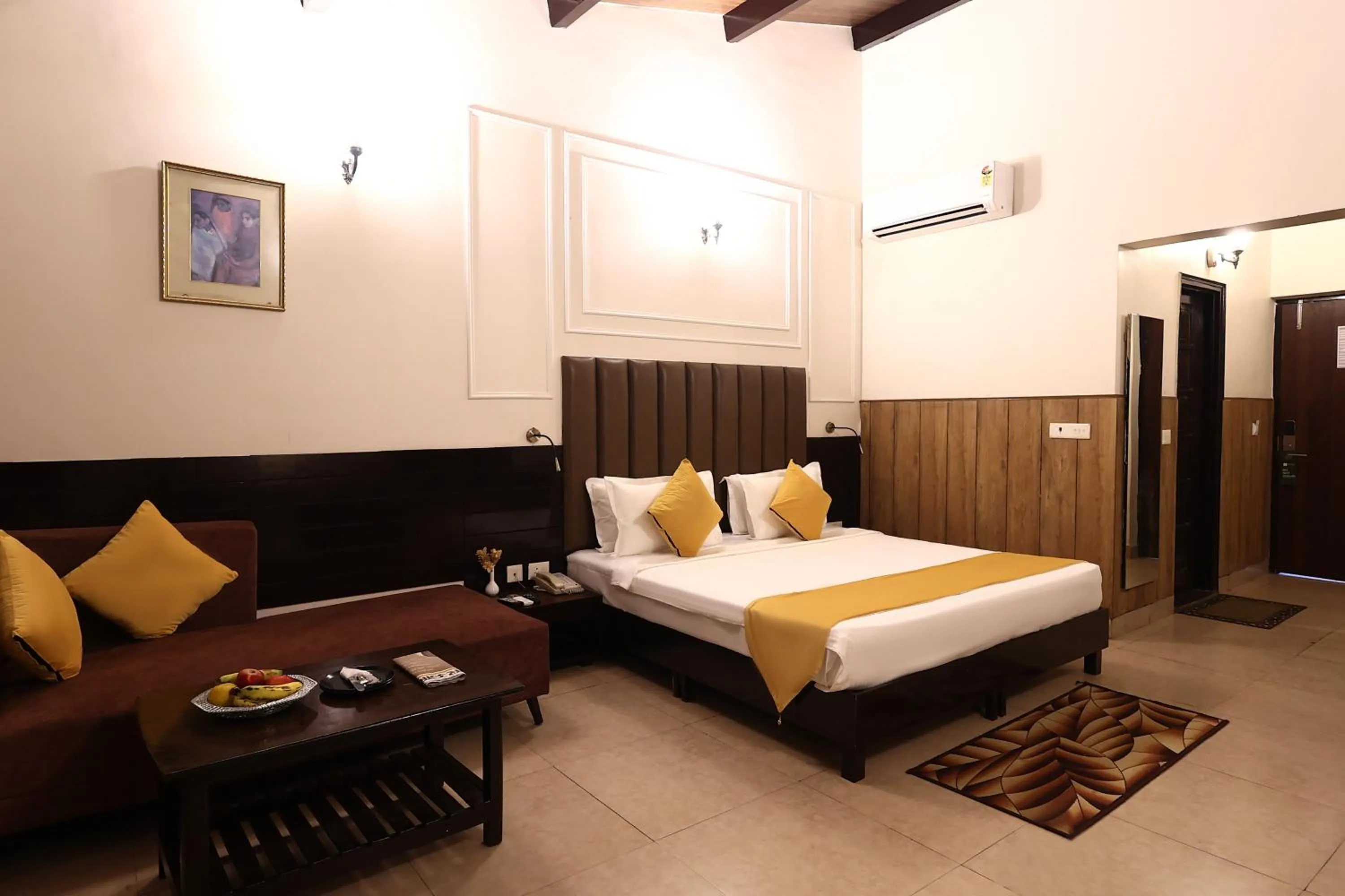 Bed in ECKO Kasang Regency Hill Resort