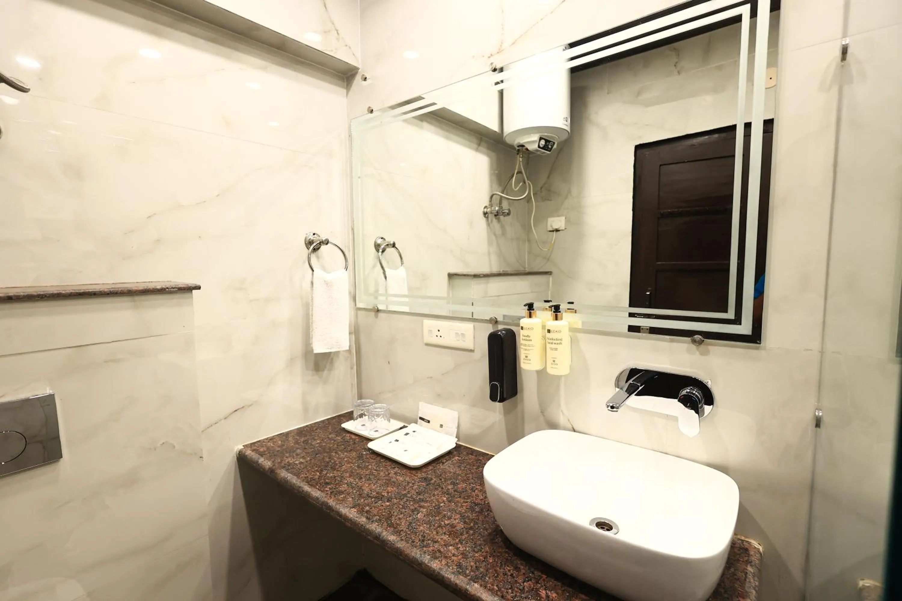 Bathroom in ECKO Kasang Regency Hill Resort