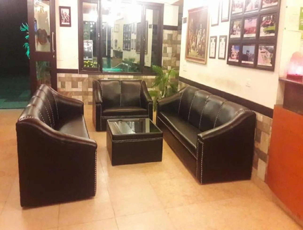 Seating area in ECKO Kasang Regency Hill Resort