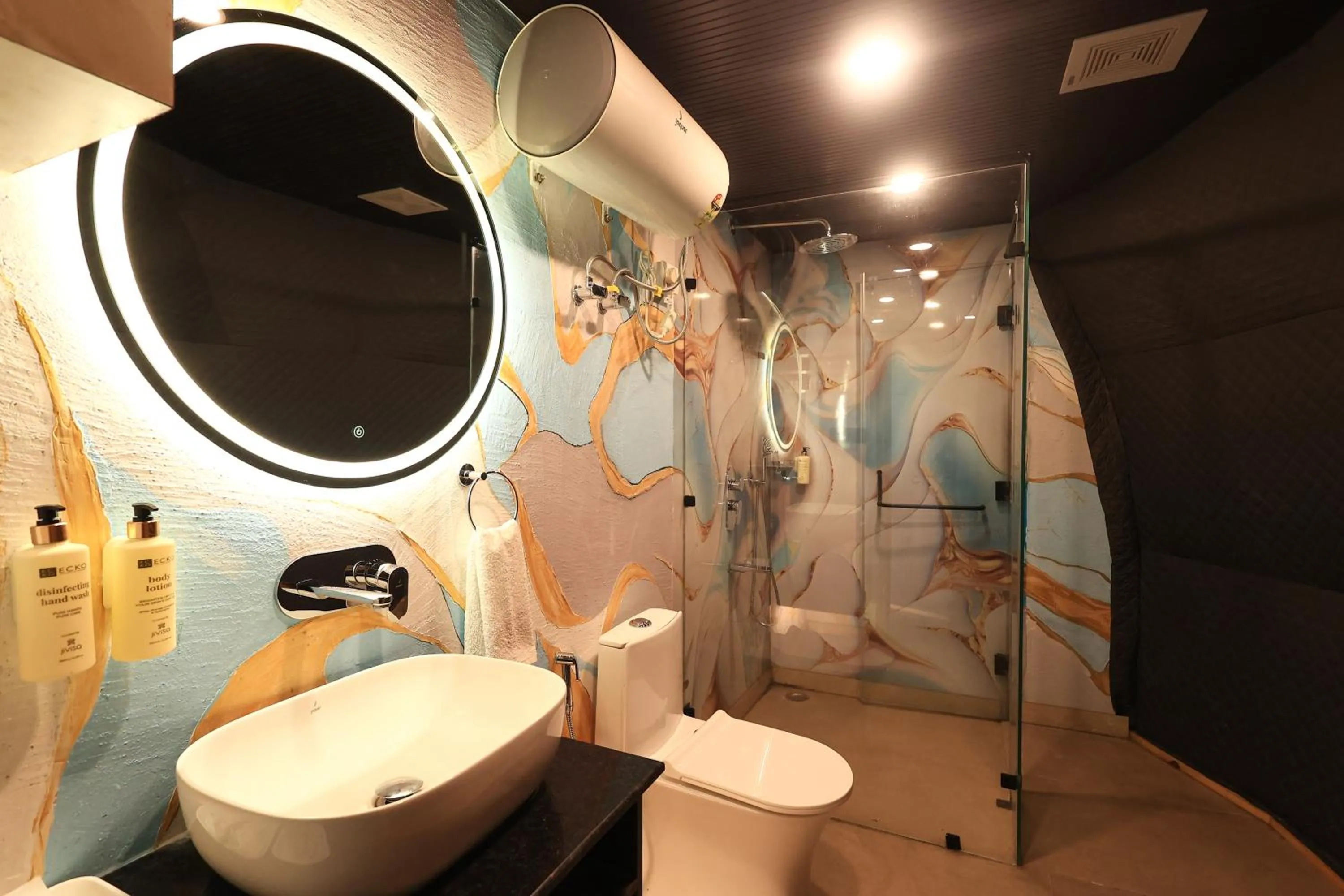 Bathroom in ECKO Kasang Regency Hill Resort