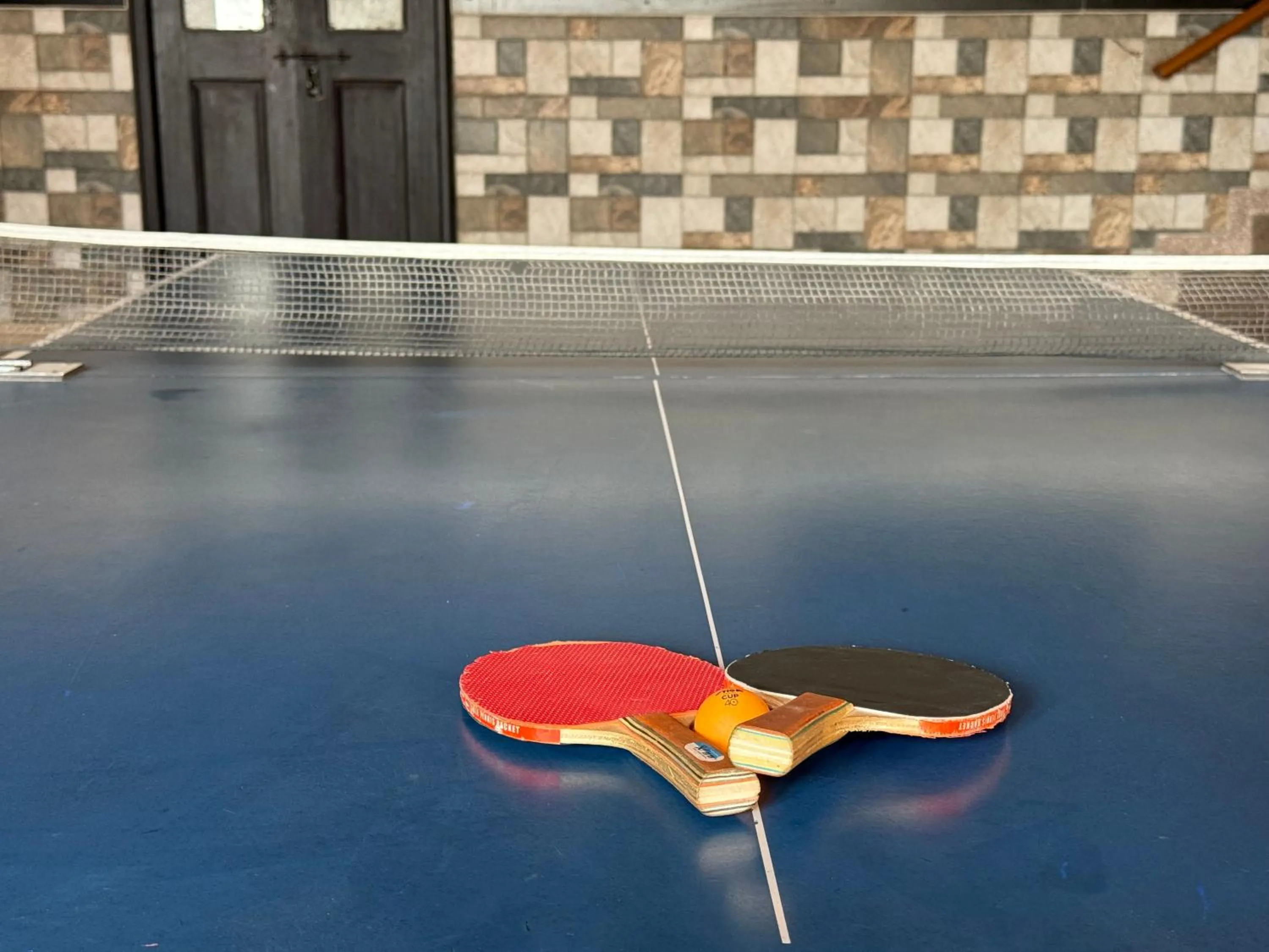 Table tennis in ECKO Kasang Regency Hill Resort