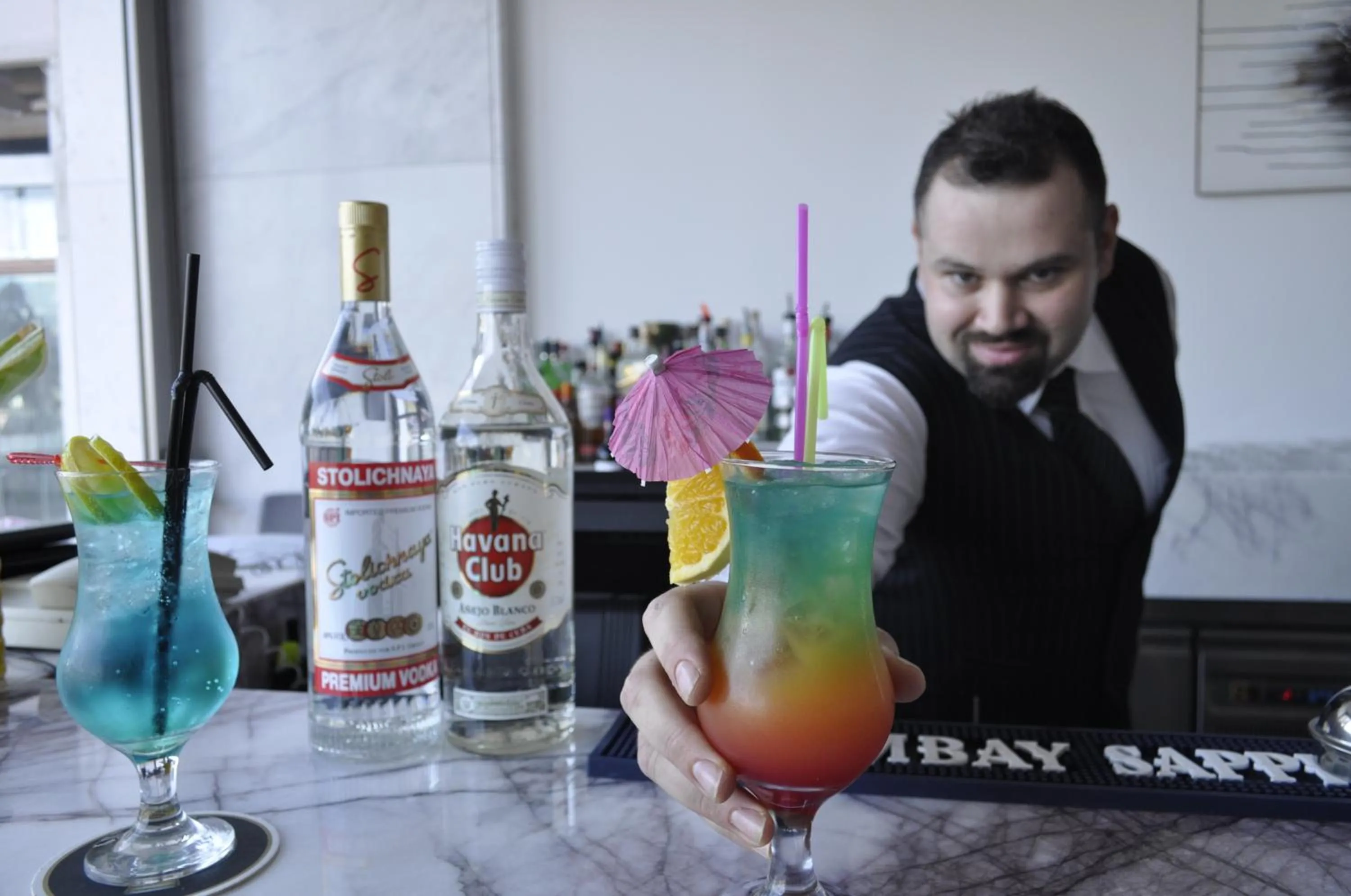 Staff in Sun Hall Hotel