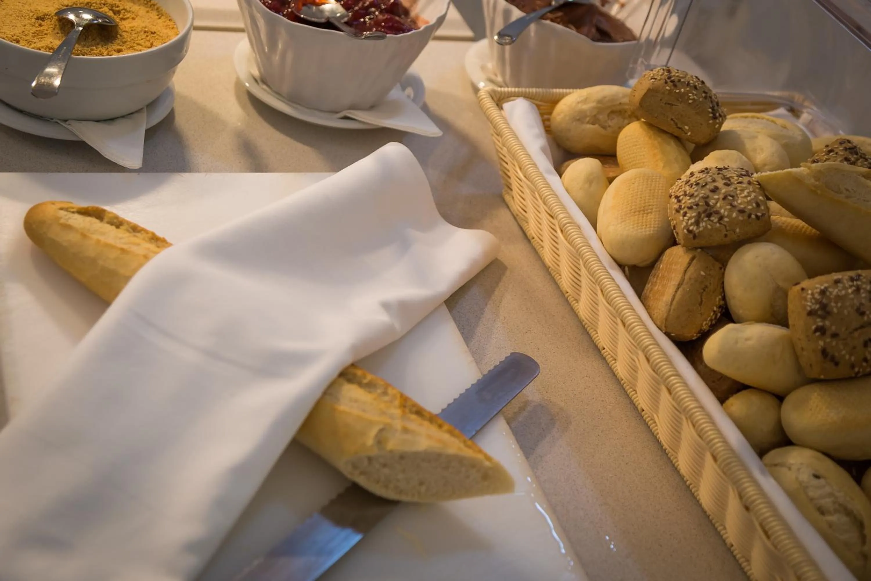 Buffet breakfast in Sun Hall Hotel