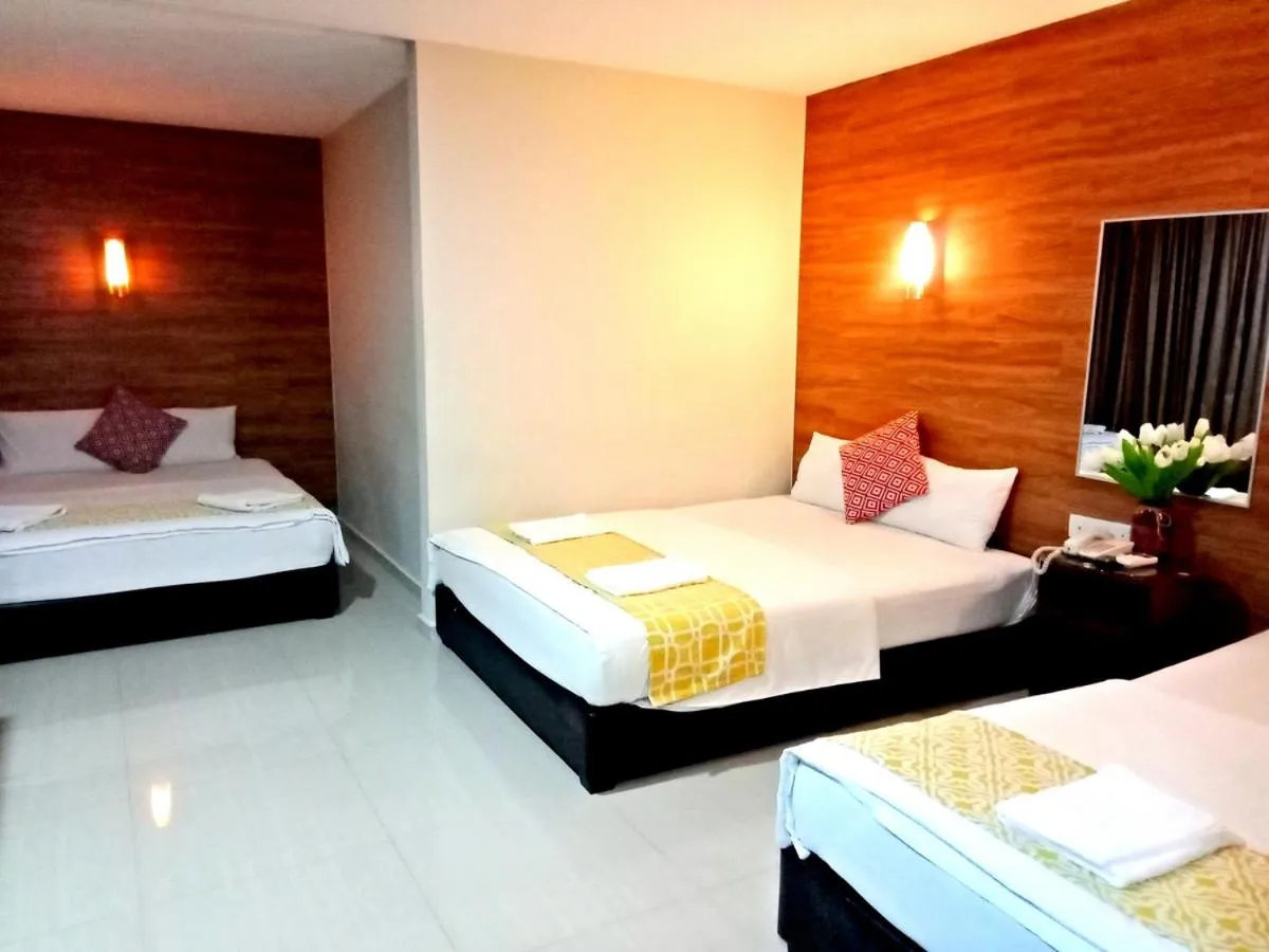 Bed in Eazy Hotel at Ampang