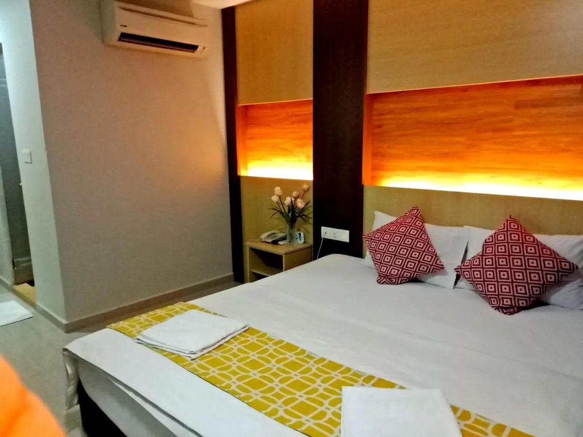 Bed in Eazy Hotel at Ampang
