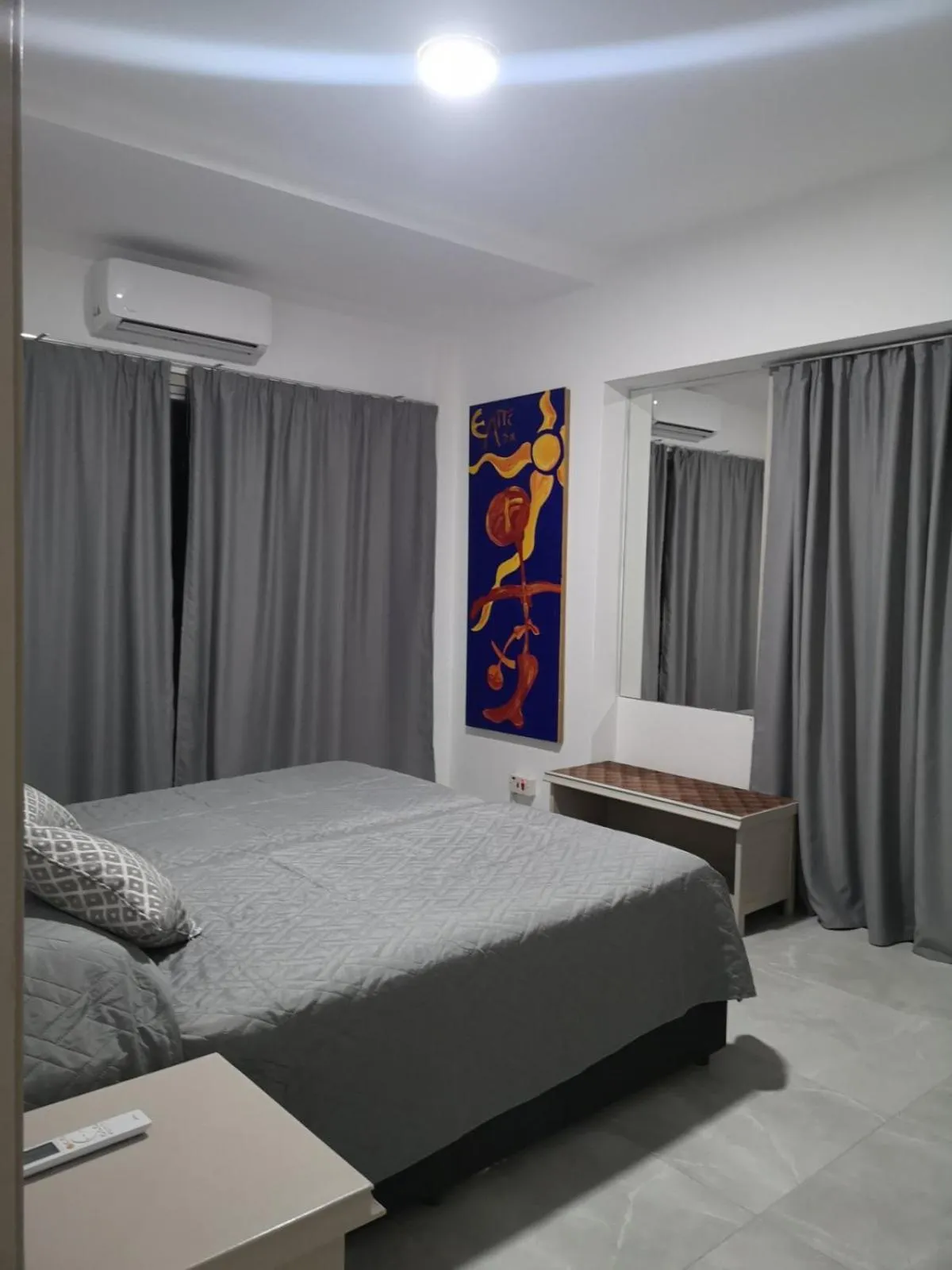 Bed in Sun Hall Beach Hotel Apartments