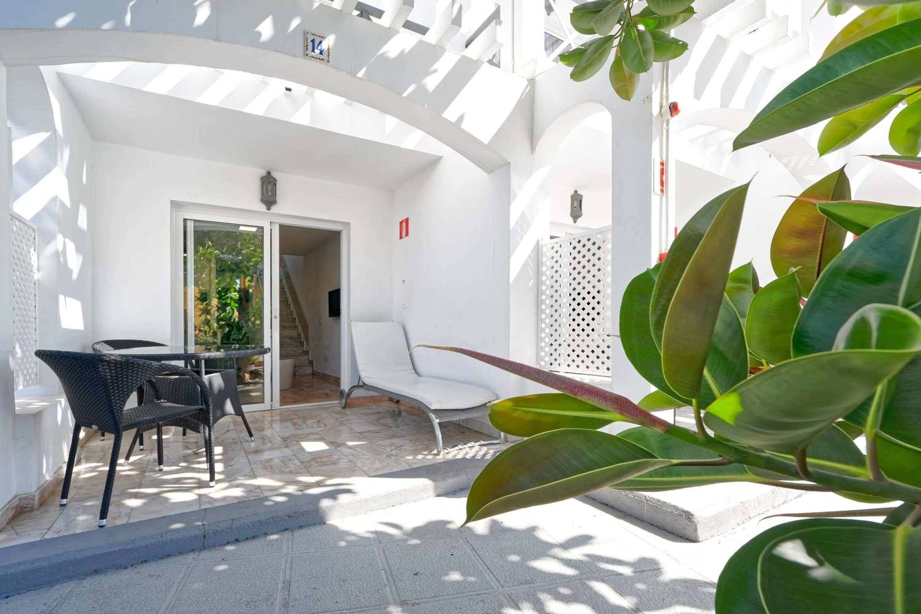 Balcony/Terrace in Vista Bonita - Gay and Lesbian Only Resort