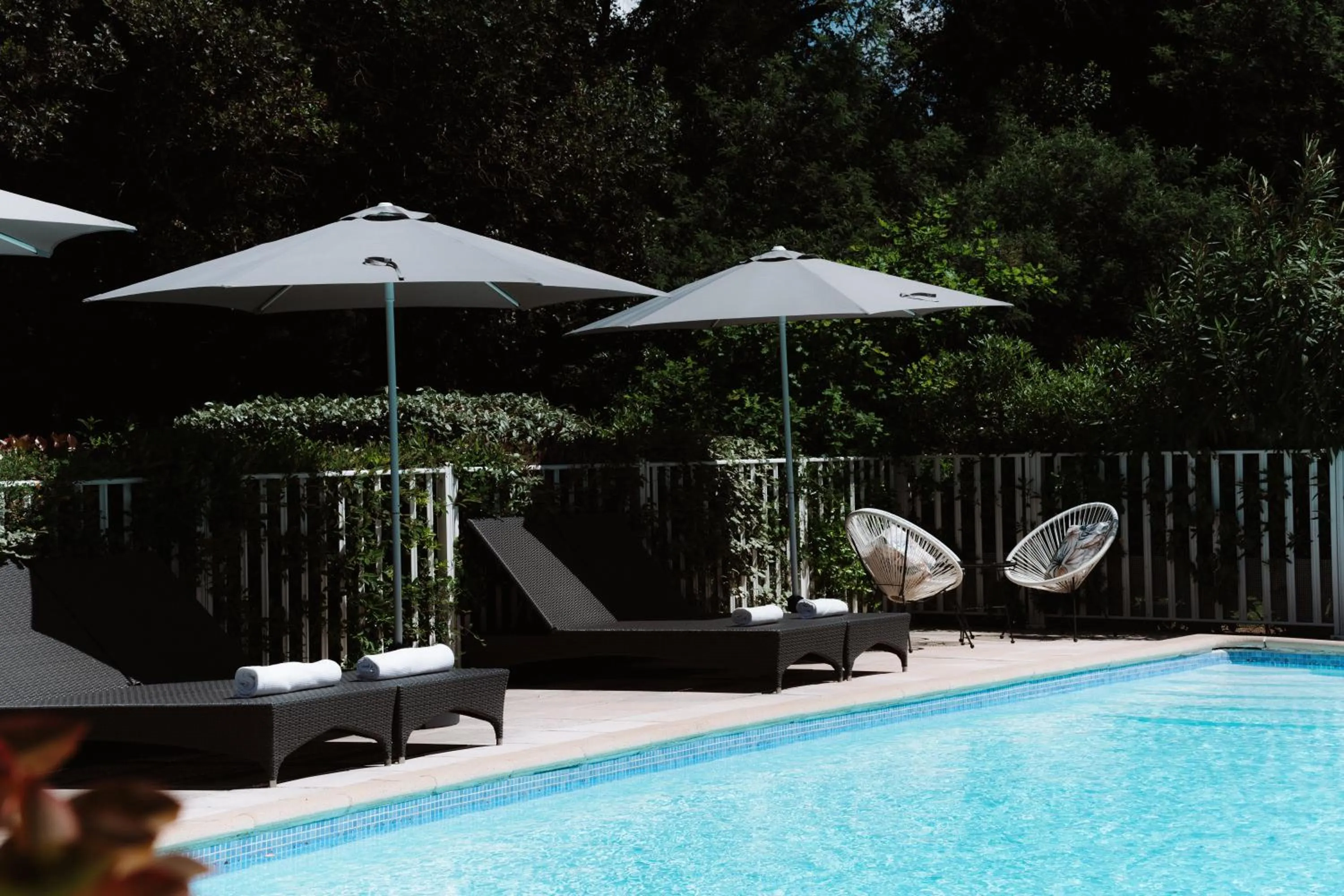 Swimming pool in Hôtel Les Fougères - Hossegor