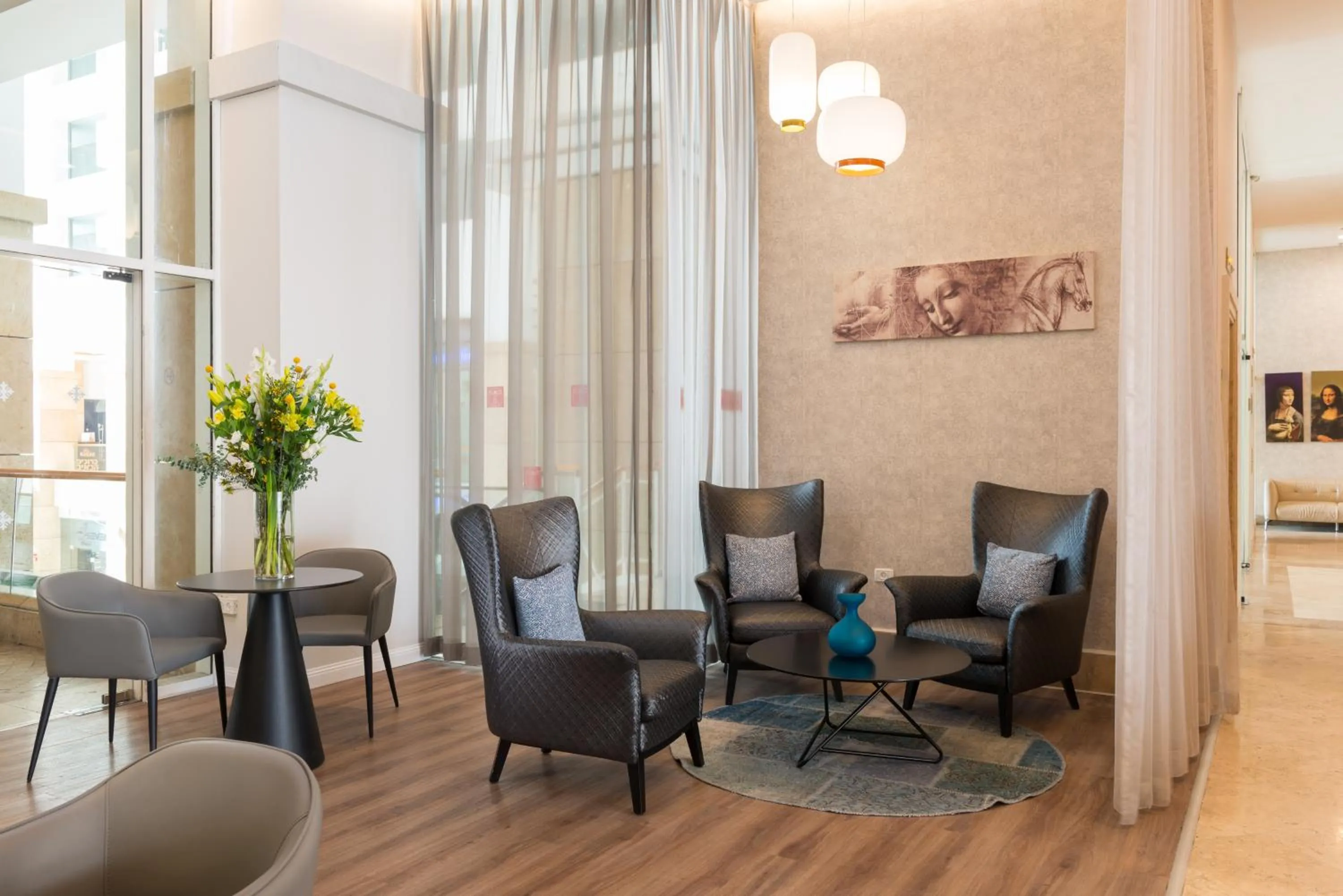 Lobby or reception in Arena Hotel by the Beach