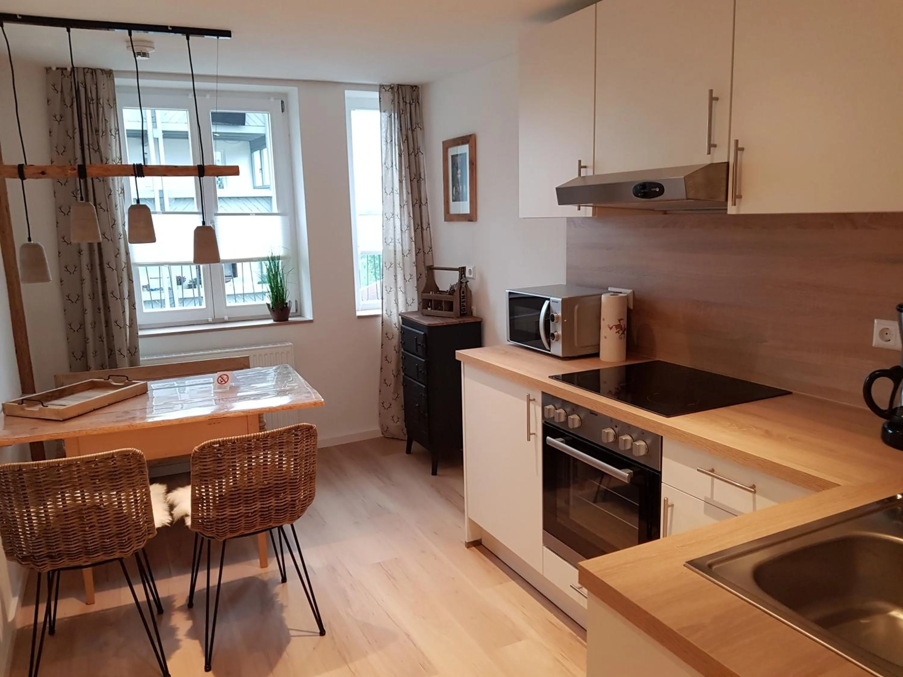 Kitchen or kitchenette in Pension Kramer