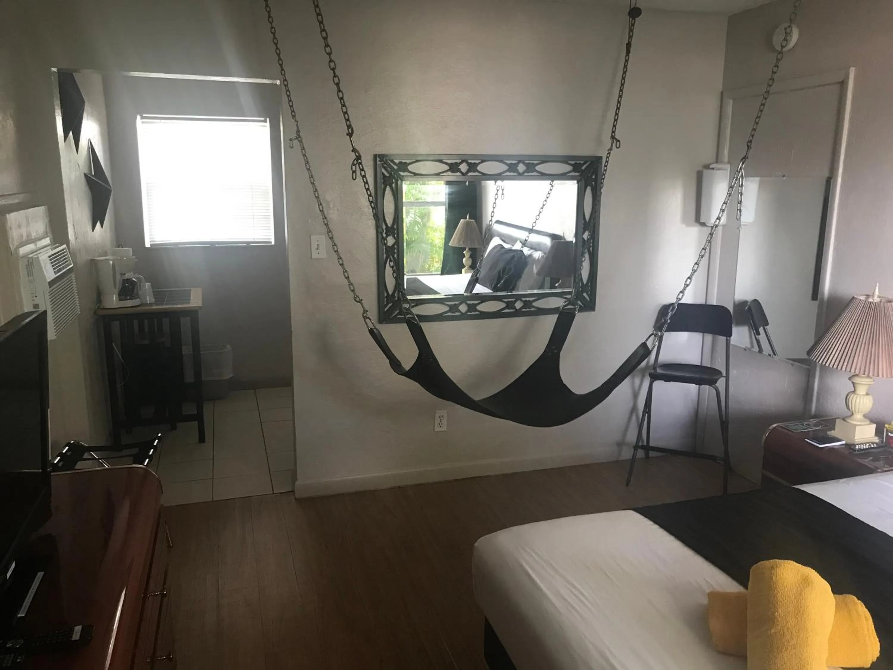 Bed in INN LEATHER GUEST HOUSE-GAY MALE ONLY