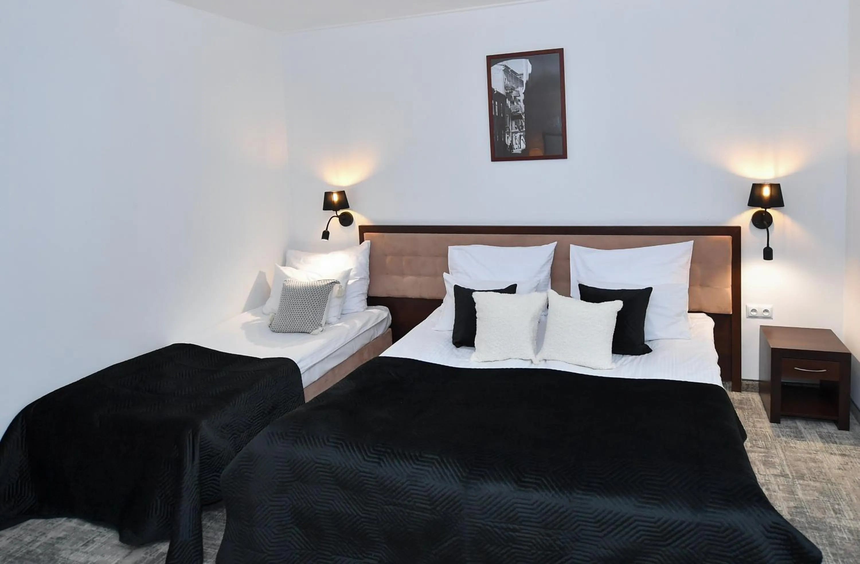 Bed in Hotel Focus Centrum Konferencyjne