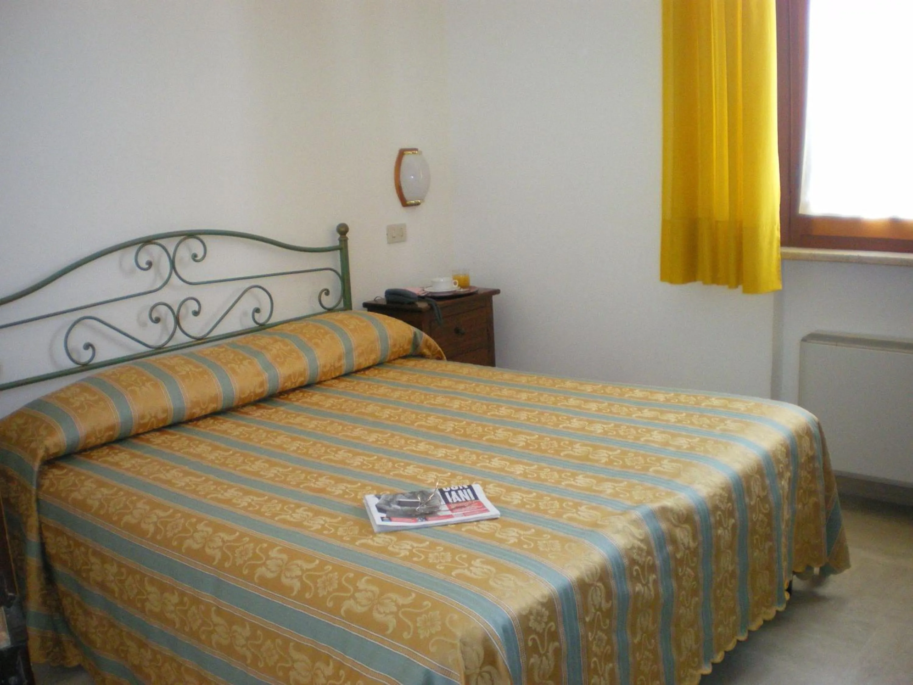 Decorative detail, Bed in Hotel I Platani