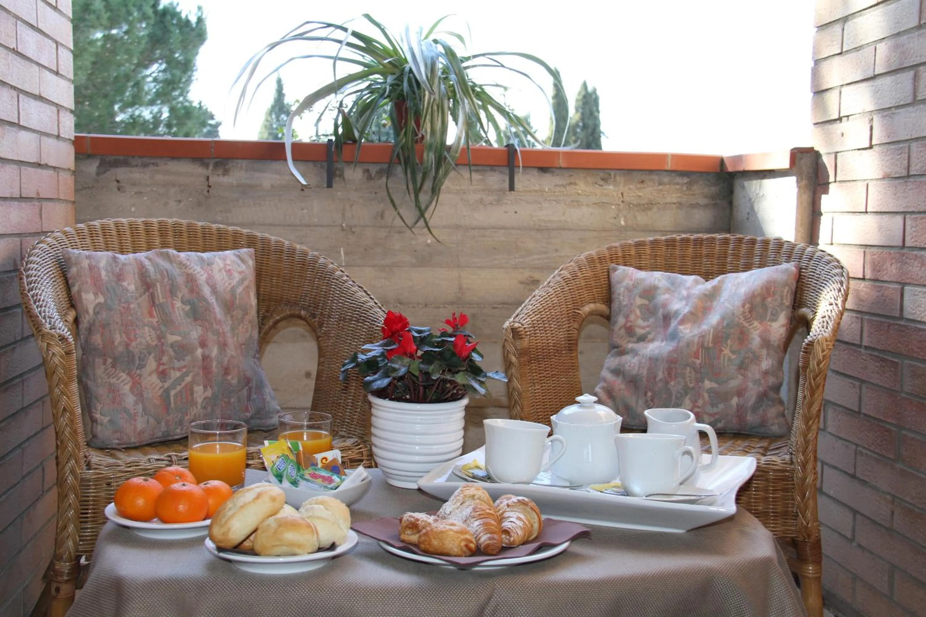 Balcony/Terrace in Hotel I Platani