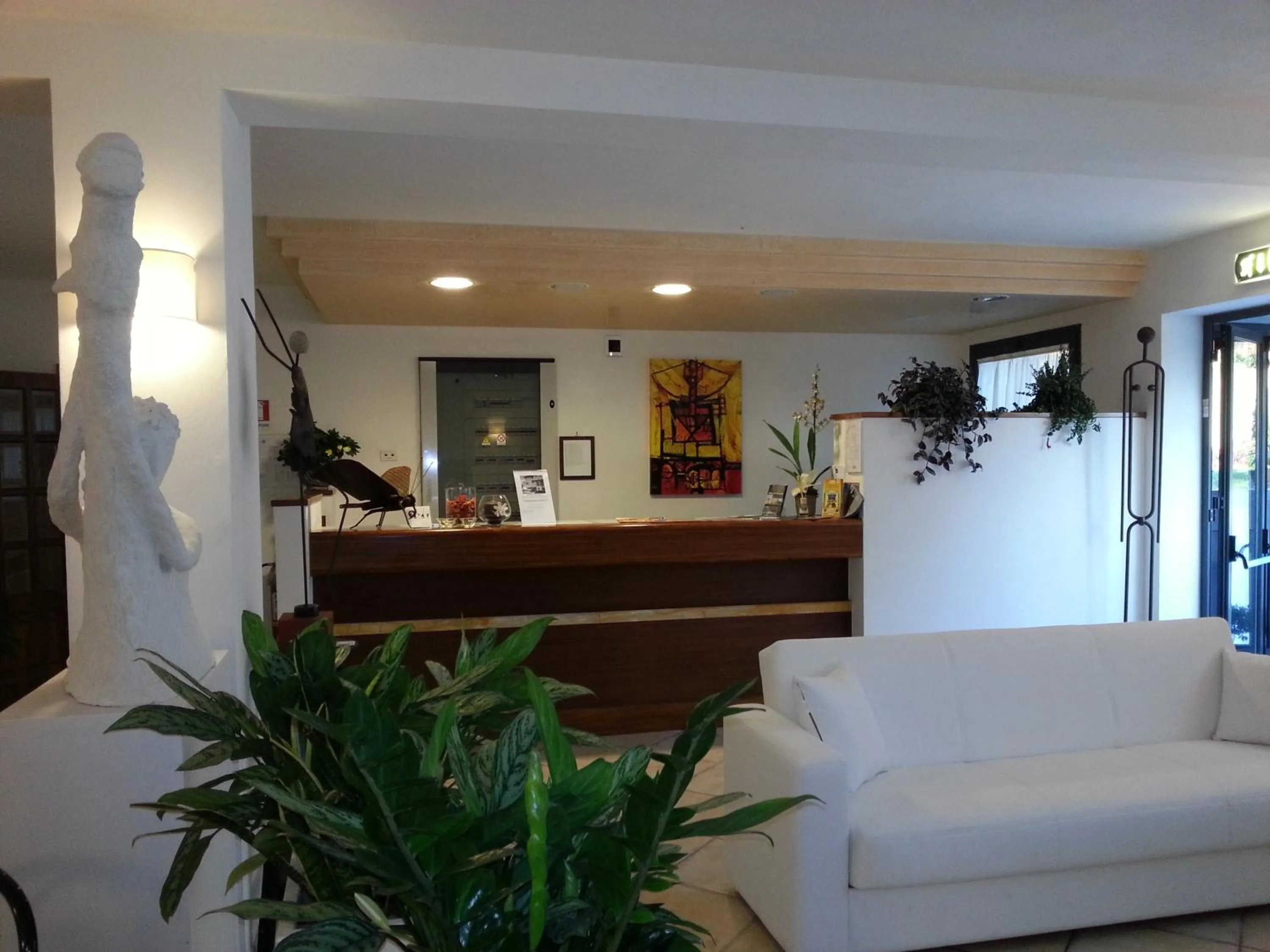 Lobby or reception in Hotel I Platani